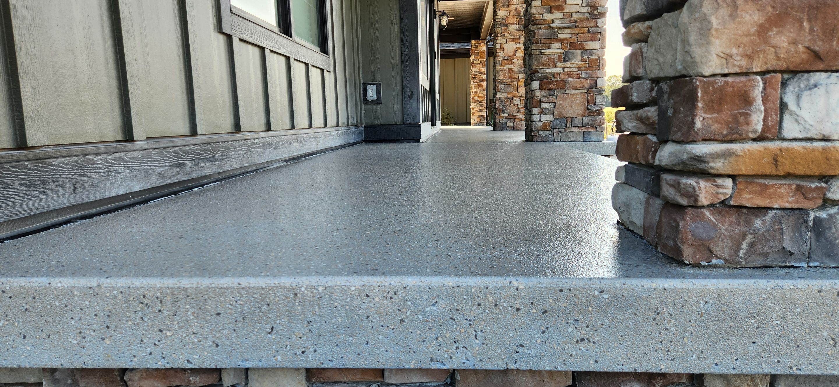 Front Porch & Shop Floor Upgrade by Elite Floor Solutions