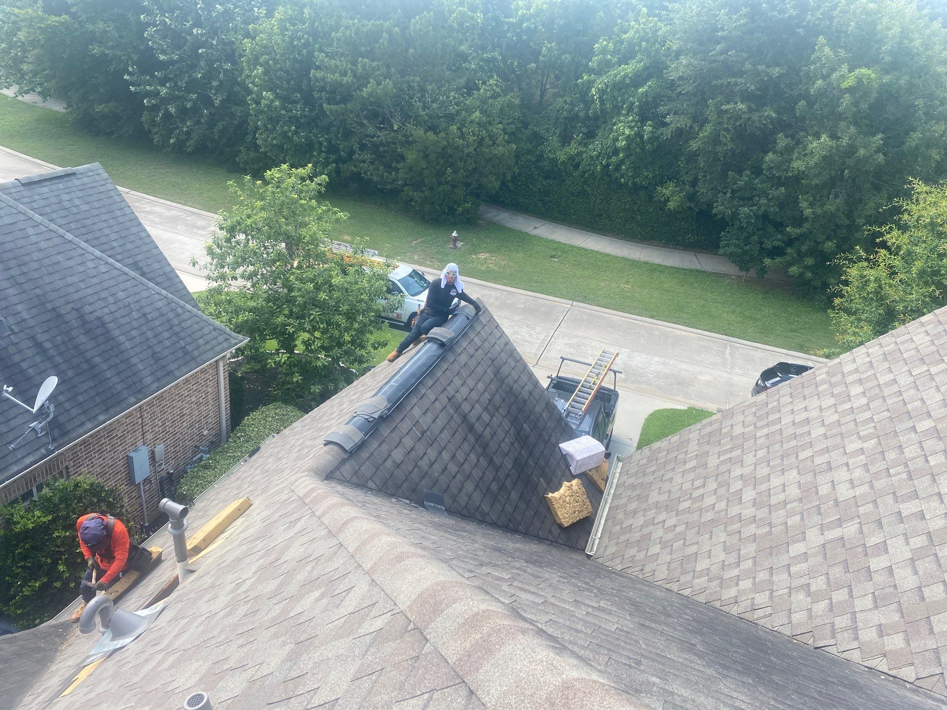 Hail Damage using Owen's Corning Duration (Lifetime) Shingles by Roof Repair Company