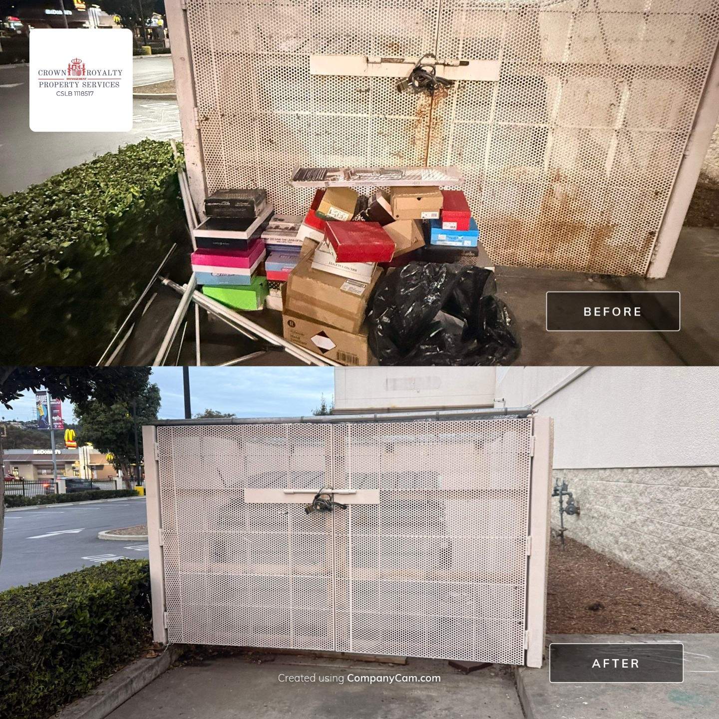 Before and After - ICSC by Crown Royalty Property Services 