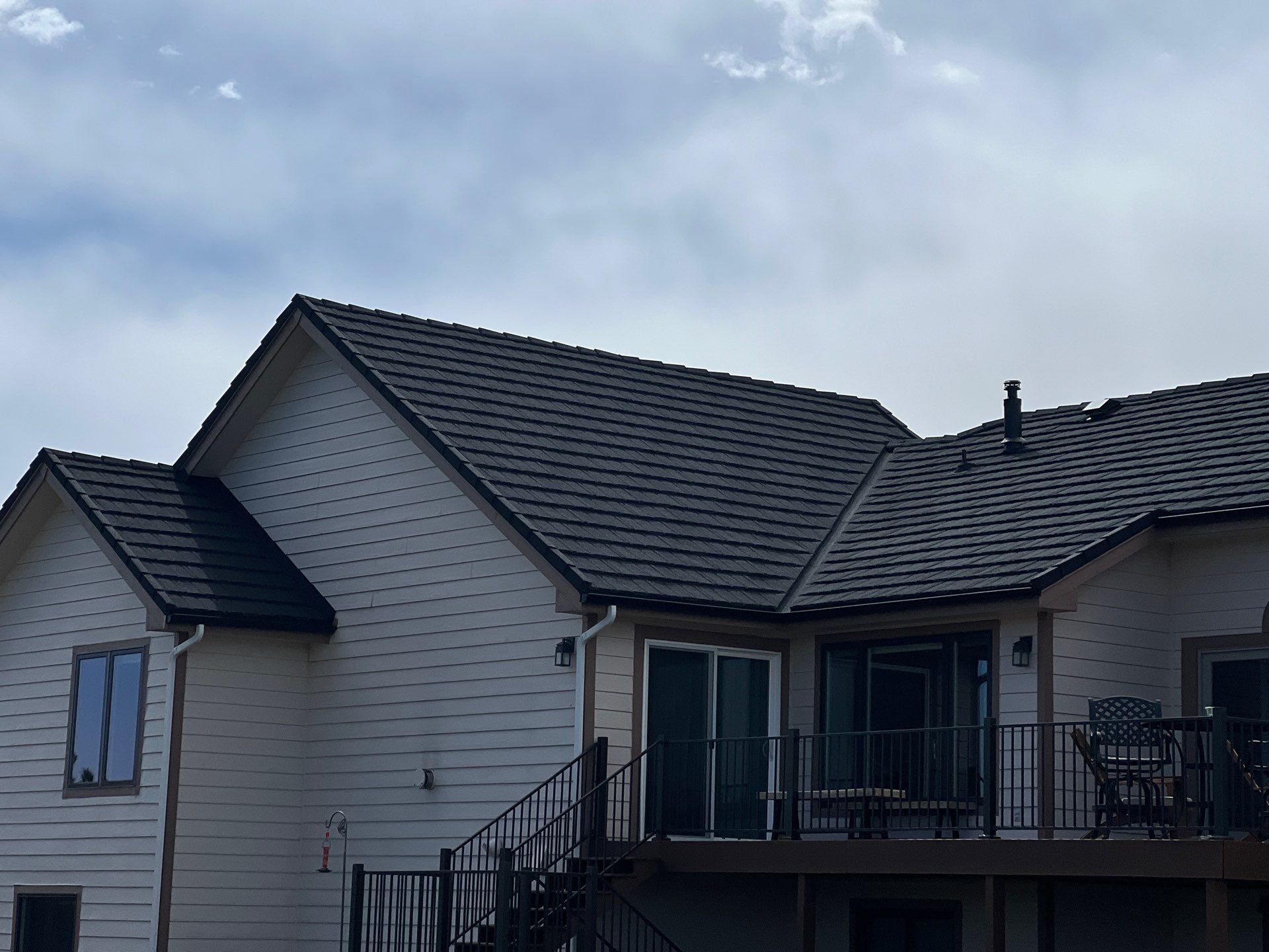 United Stone Coated Steel Install by Blue Peaks Roofing LLC 