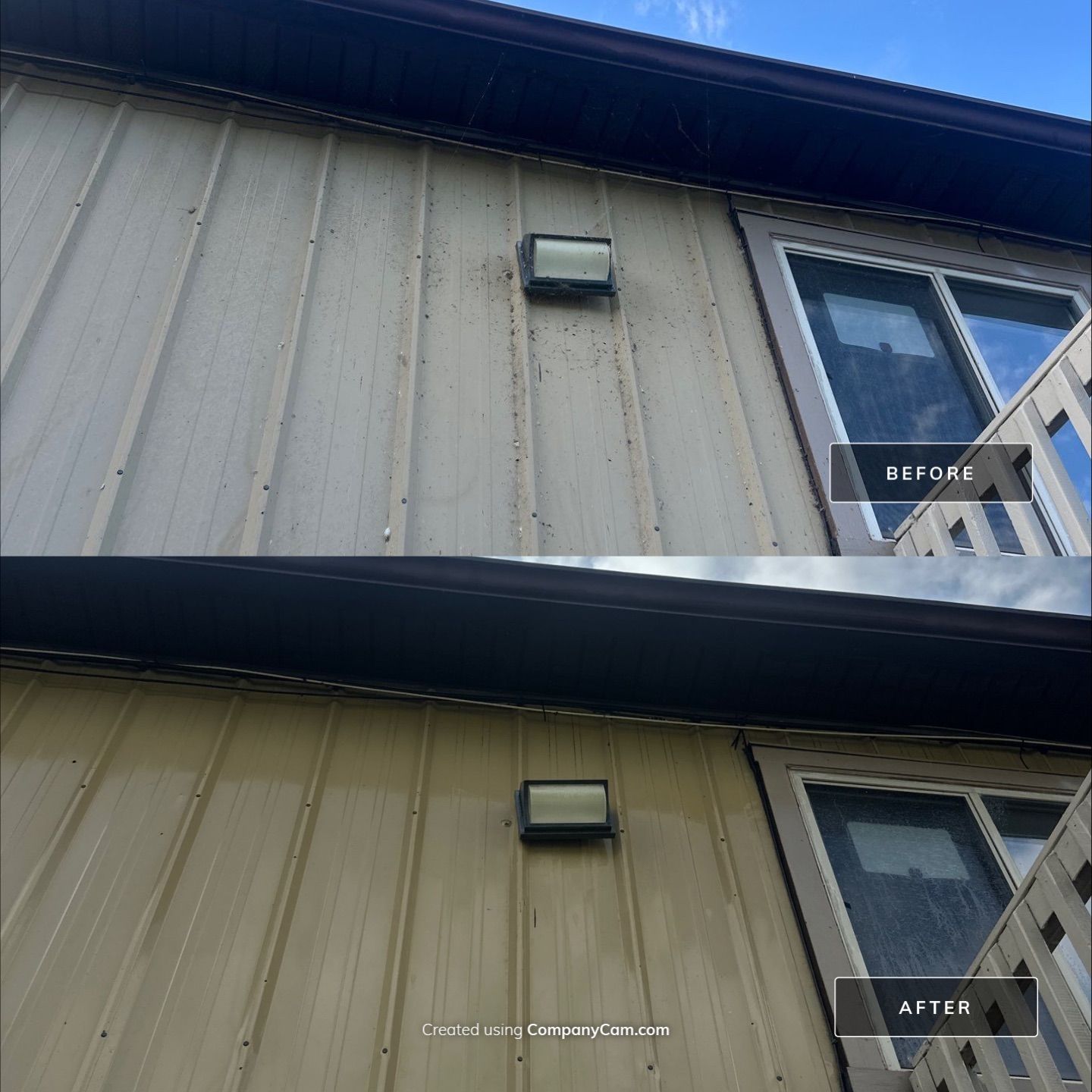 Project in Island Lake by Simmons Power & Soft Washing