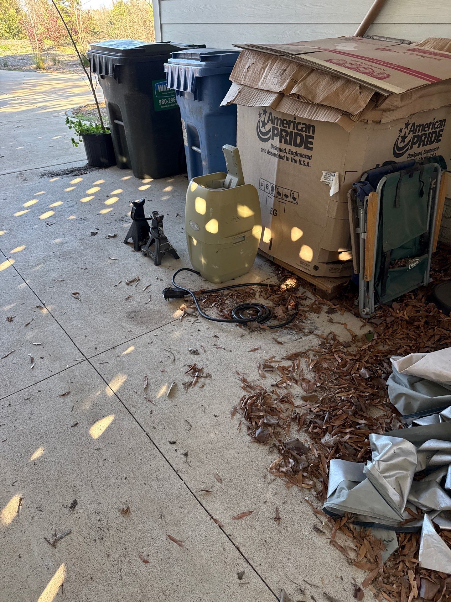 Property Clean Up by Badger Hauling