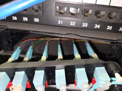 Structured cabling installation by CimaSolutions