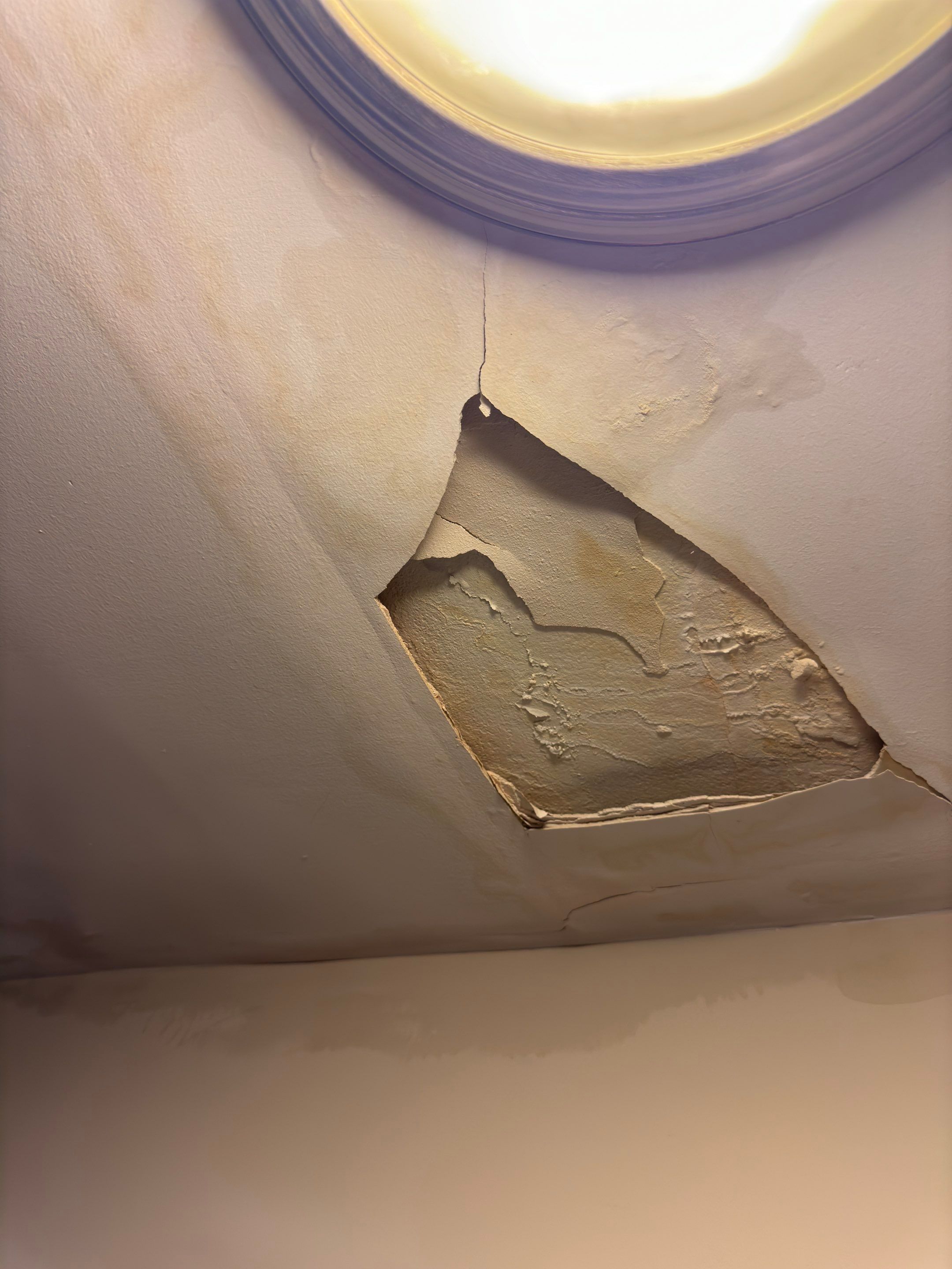 Water Damage 2nd Floor Hallway by Chicagoland Water Medics