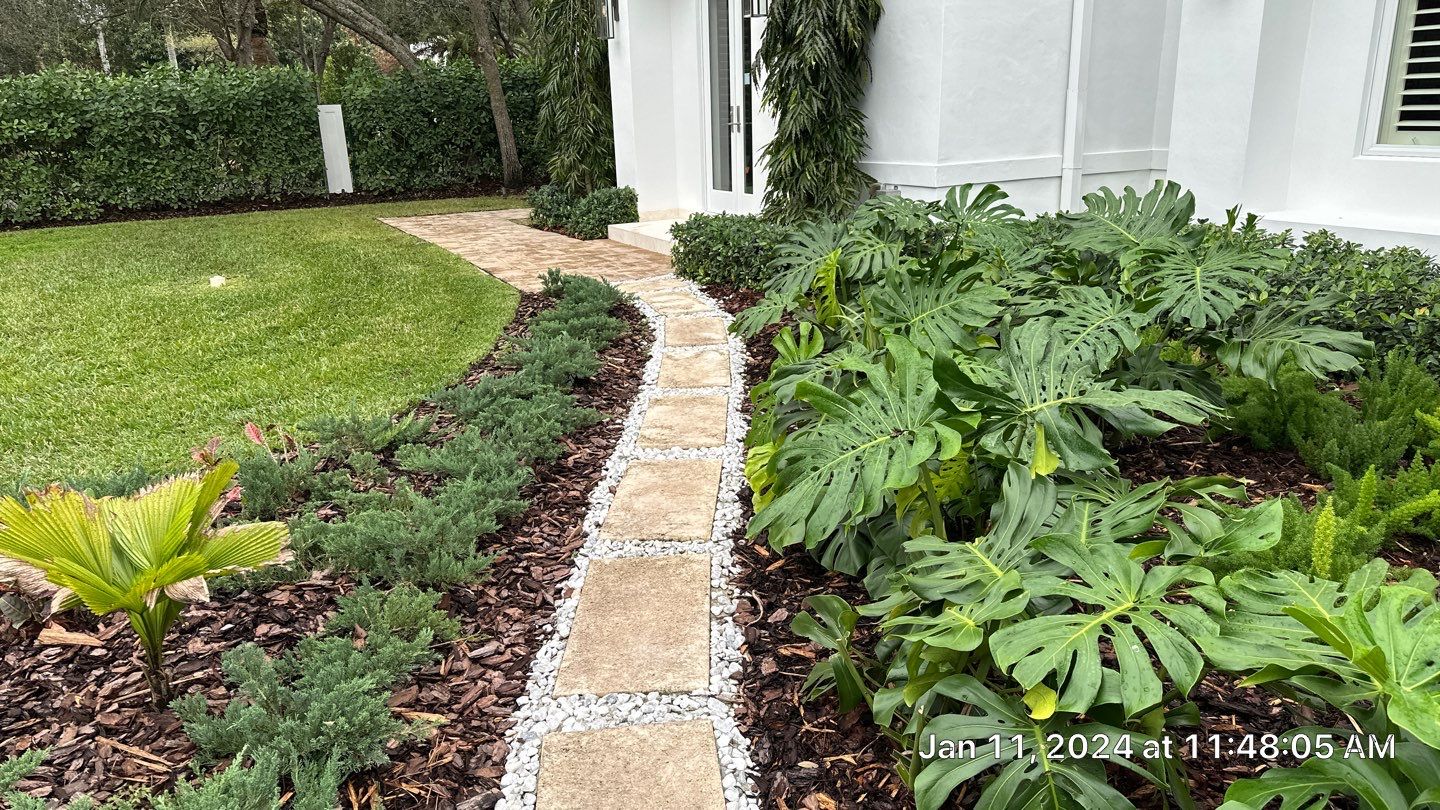 Backyard Landscape Renovation by Nature's Dream Landscape and Tree Service