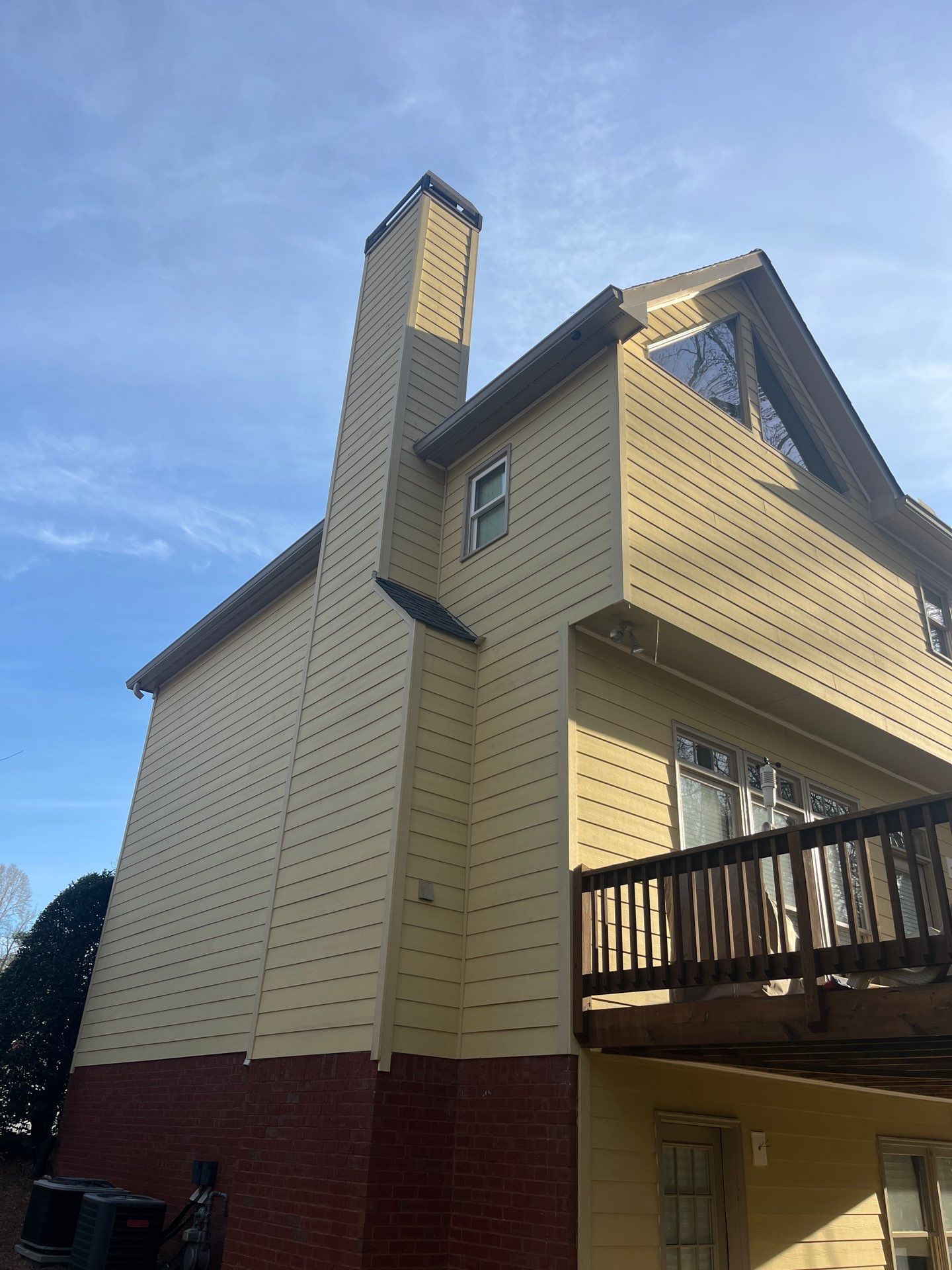 James Hardie Siding Replacement, Rotten Wood Replacement, Exterior Painting, and Front Porch Column Replacement by Nelson Exteriors 