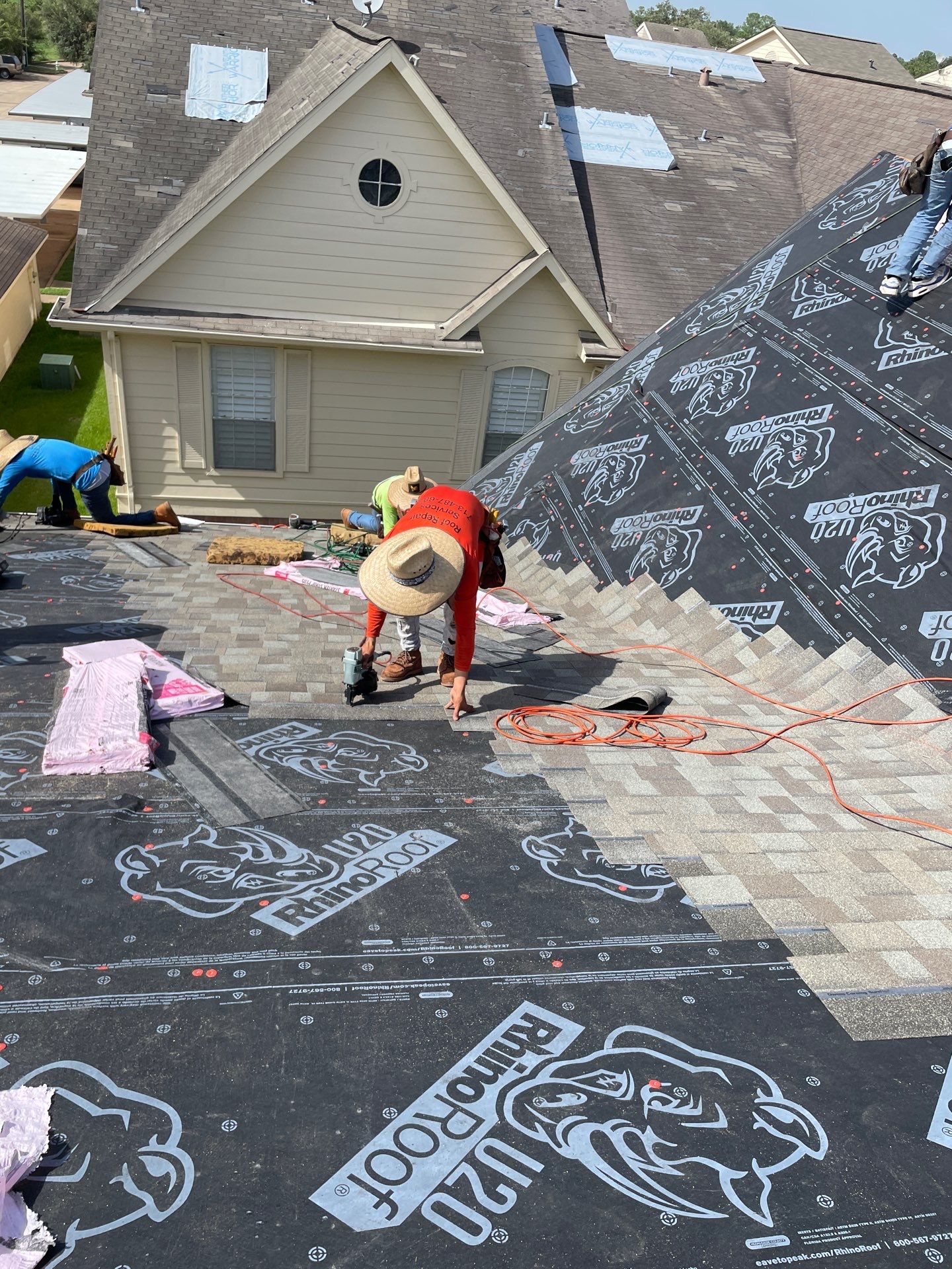 Residential Roofing Installation using Owen's Corning Duration (Lifetime) Shingles by Roof Repair Company