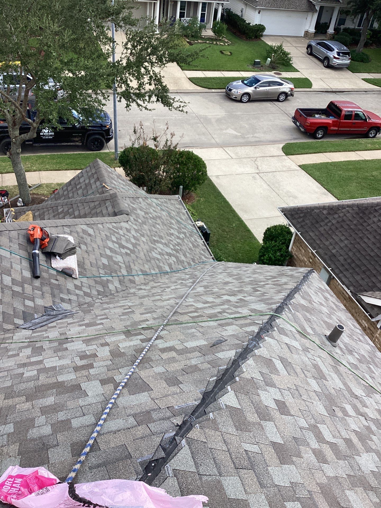Residential Roofing Installation using Owen's Corning Duration (Lifetime) Shingles by Roof Repair Company