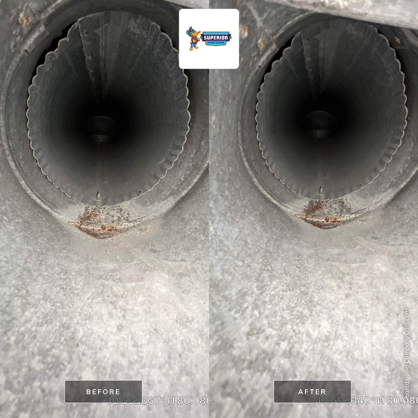Air Duct Cleaning With a Vacuum Truck in Cranberry Twp, PA by Superior Air Duct Cleaning