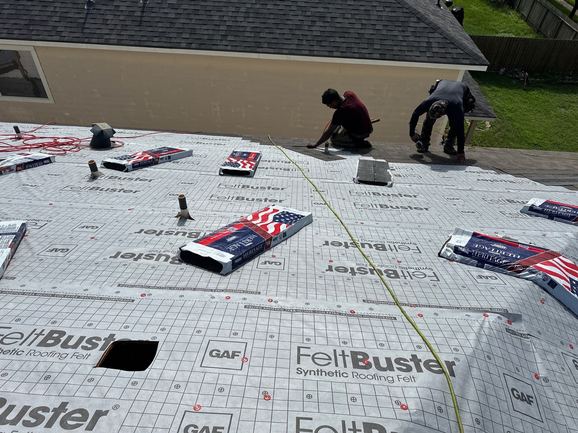 Project in Katy by Motion Roofing