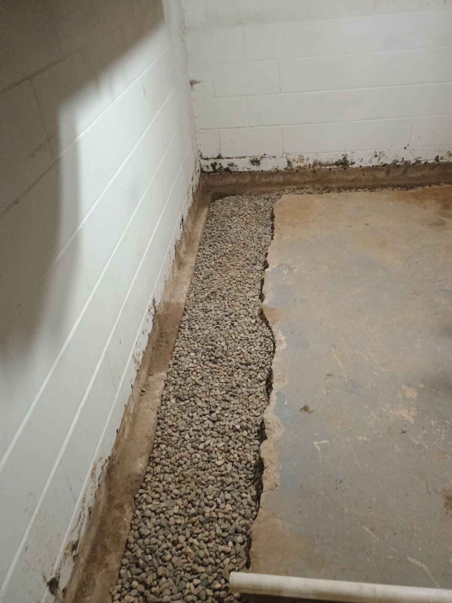 Interior Drain Tile Installation in Columbia Heights, MN by Waterproofing Northeast