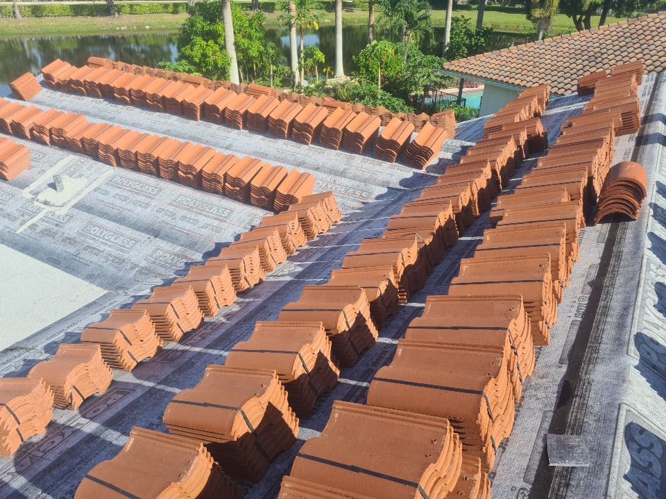 Residential Roofing Installation using Eagle Roofing Tile by BLUES BROTHERS ROOFING