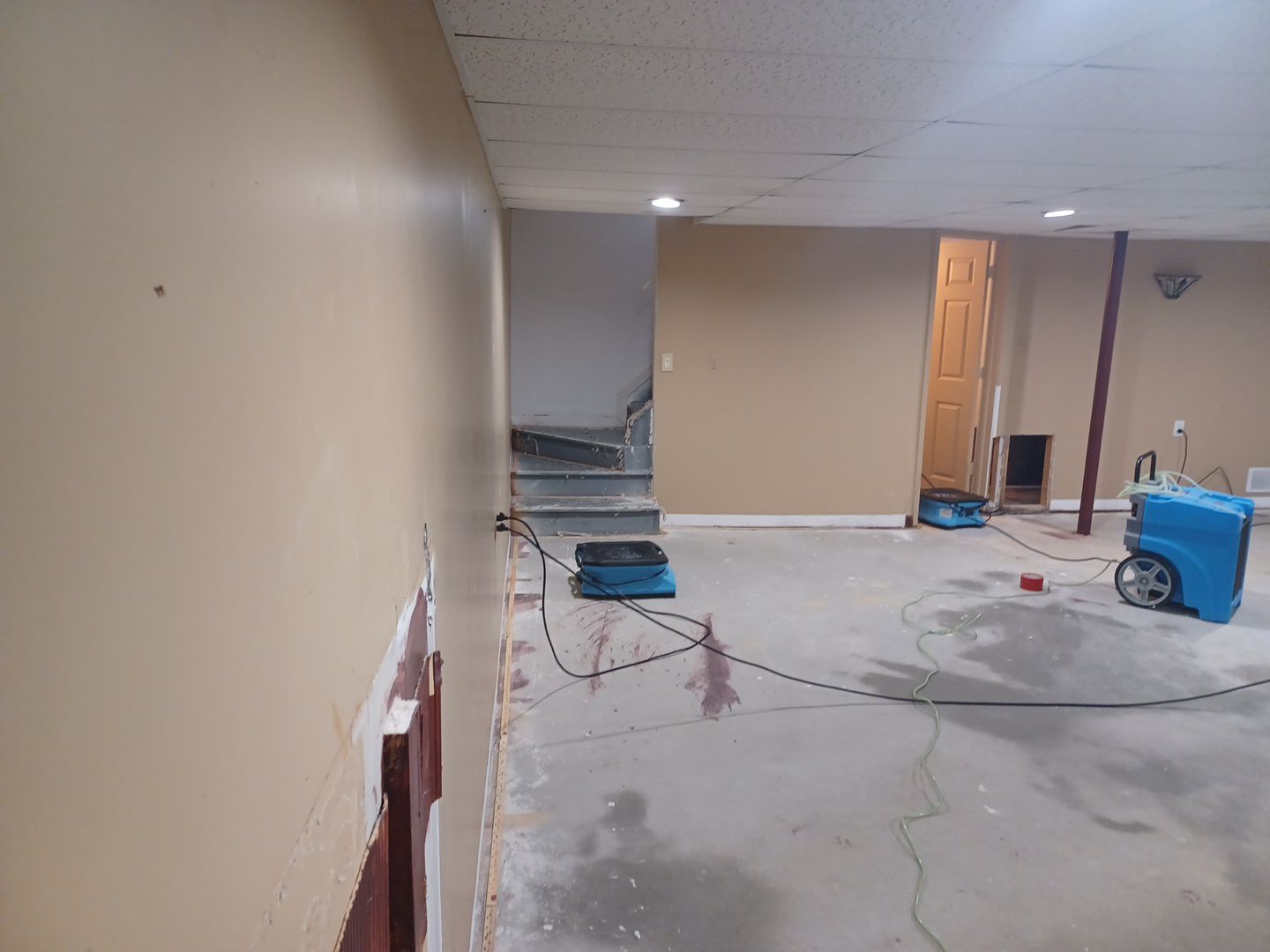 Project in West Bloomfield by EzDry Water Mitigation & Property Restoration