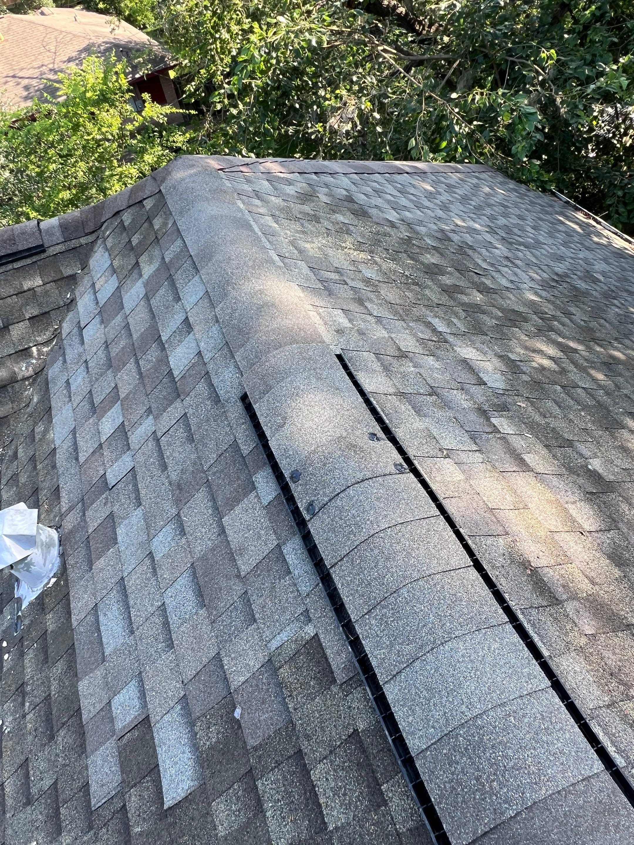 Hail Damage using Metal by Roof Repair Company
