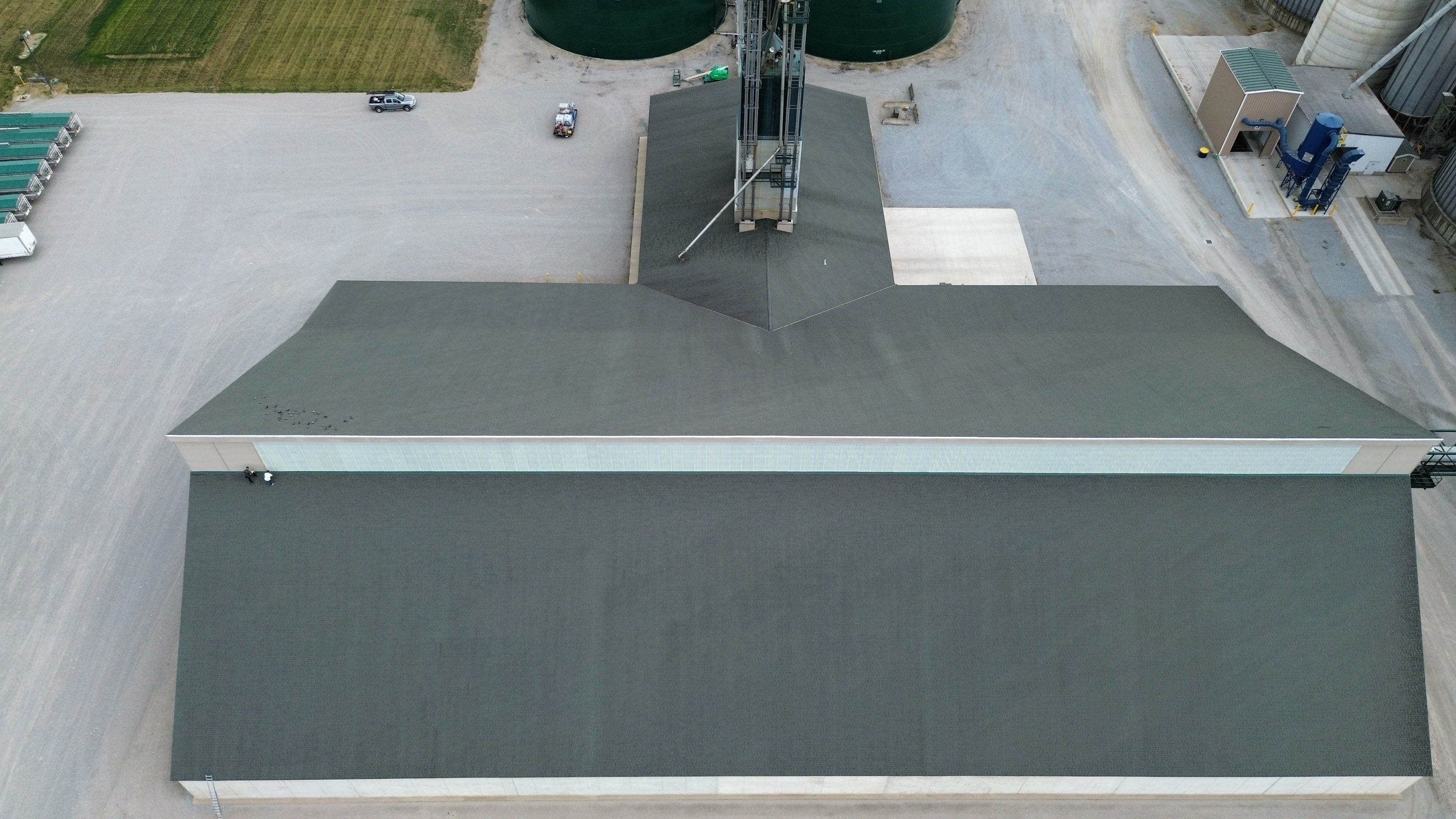 Commercial Roofing Installation using Timberline HDZ Shingles - Hunter Green by RoofX 
