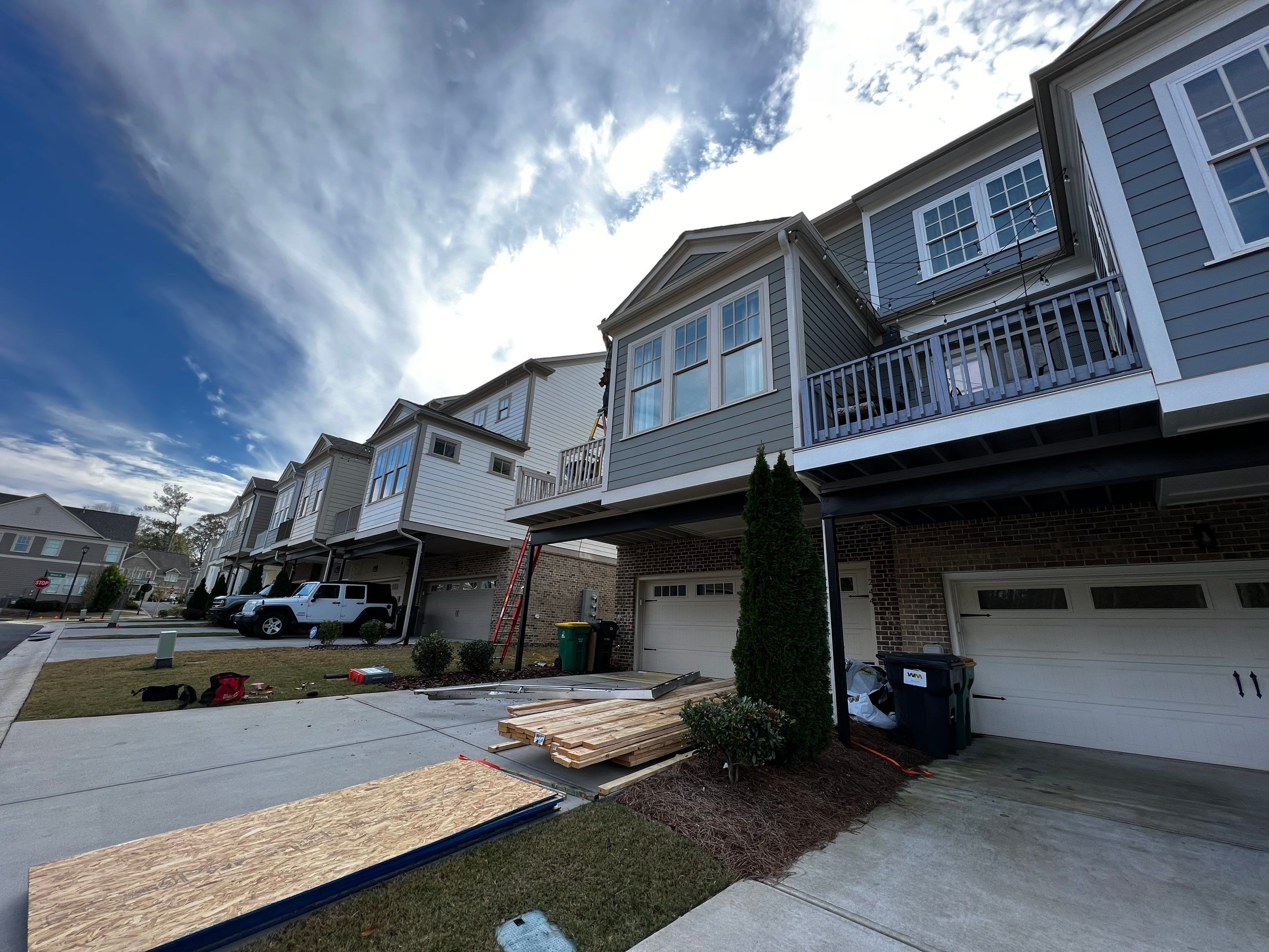 Screened-In Porch Installation for a Woodstock Townhome by Swift Home Renovations
