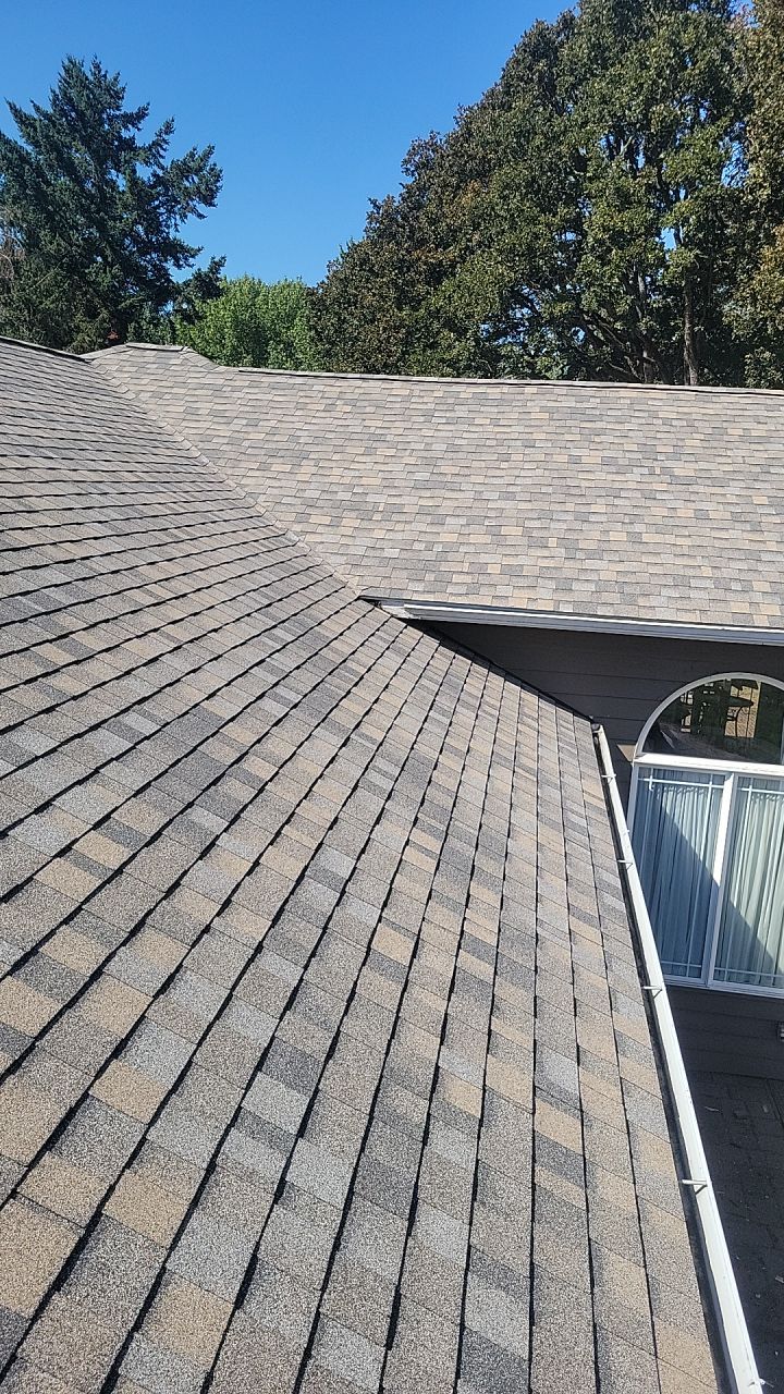 Residential Roofing Installation using IKO Dynasty (Color: Biscayne) by Orezona Building & Roofing Company, Inc.