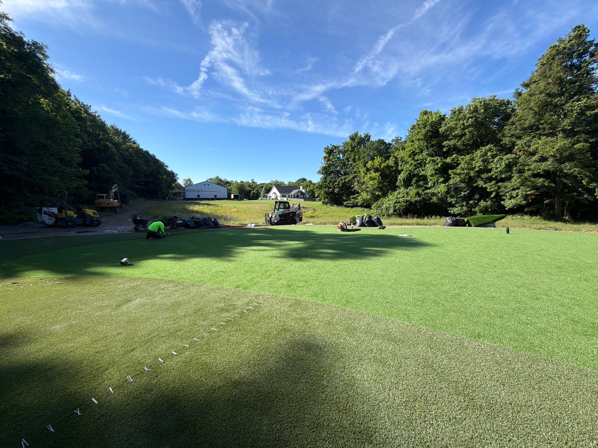 Custom Replica Golf Green and Tee Boxes in Batavia, Ohio by Southwest Greens Midwest