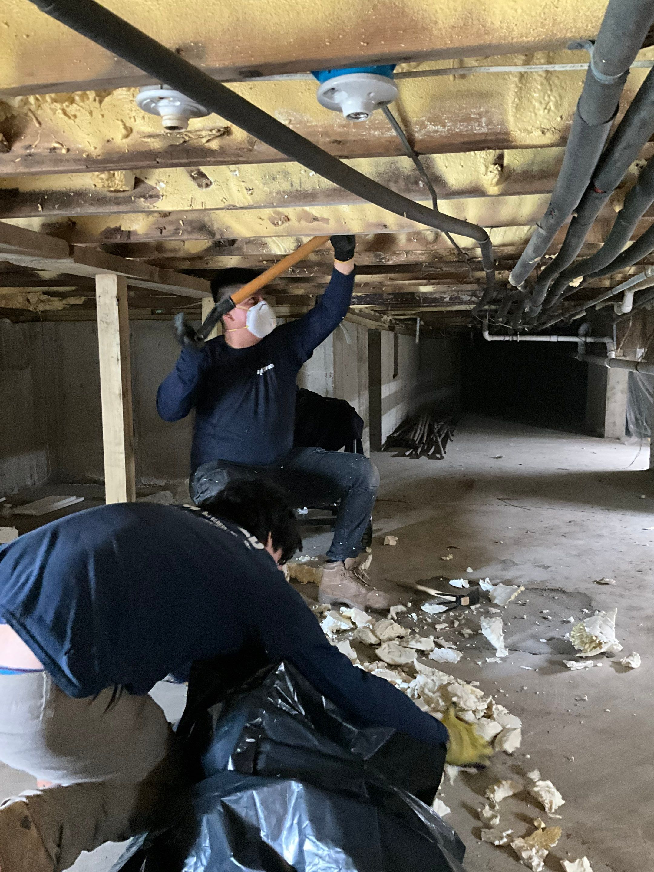 Structural Repair and Sistering of Floor Joists by A.M. Shield Waterproofing, Corp.