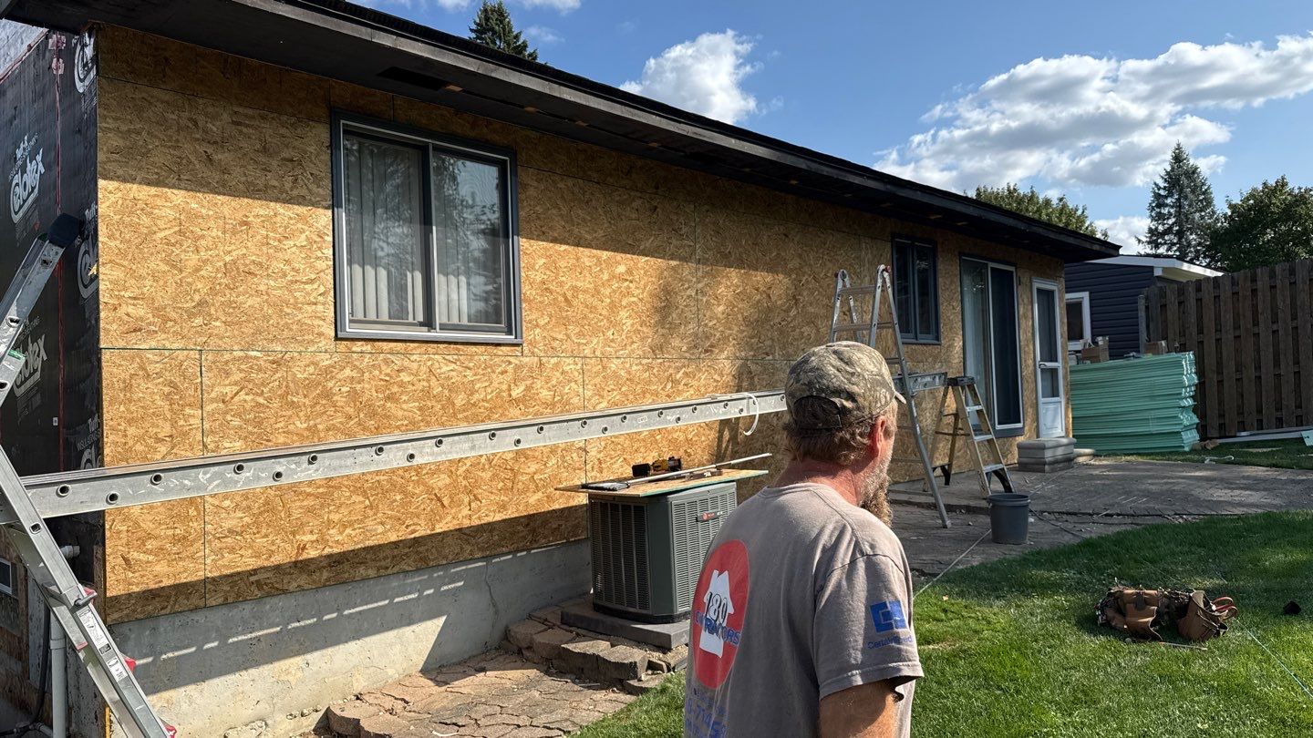 Siding Replacement using Alside Charter Oak D4.5" Cape Cod Grey by 180 Contractors