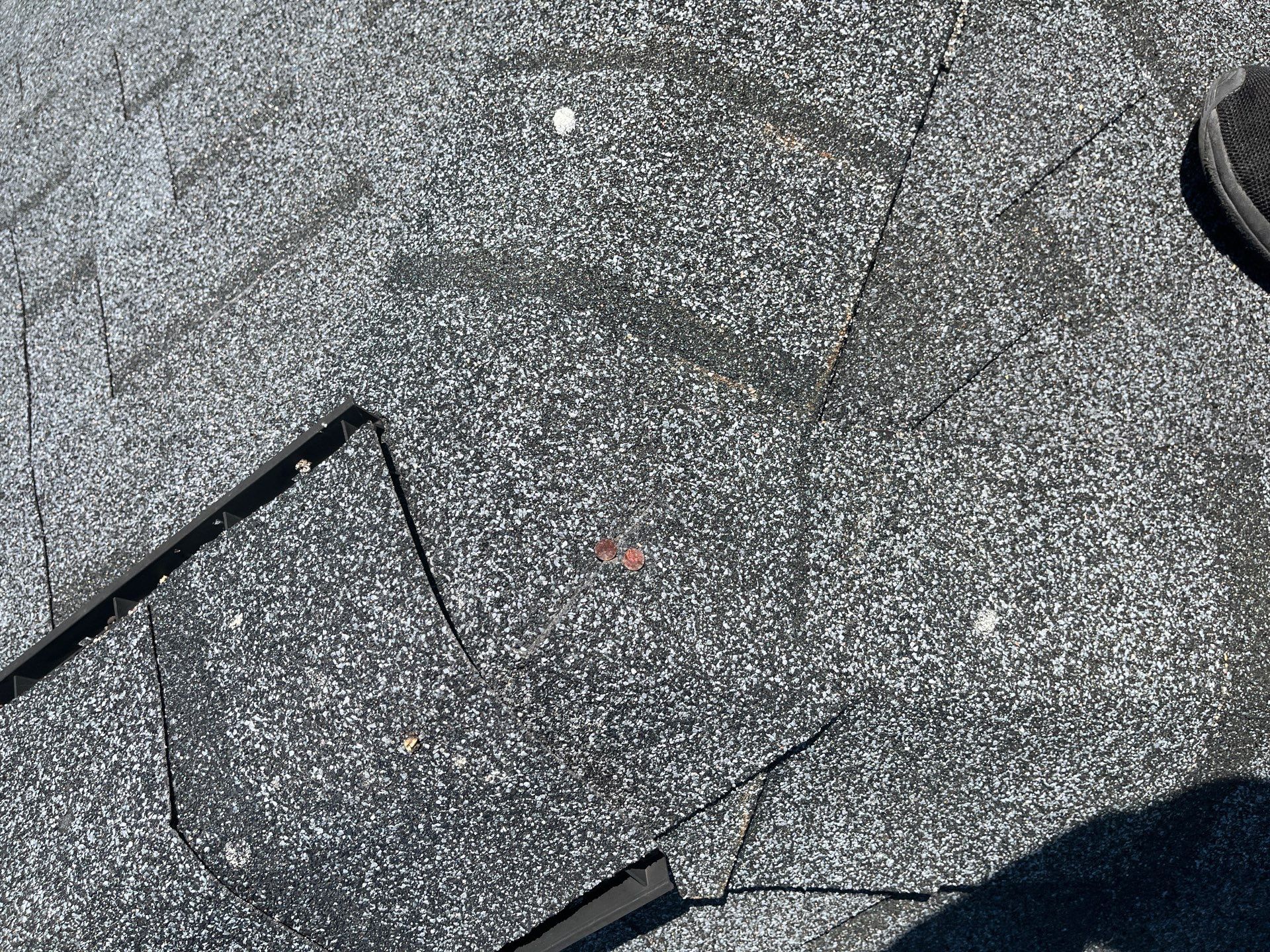 Hail Damage using Owen's Corning Duration (Lifetime) Shingles by Roof Repair Company