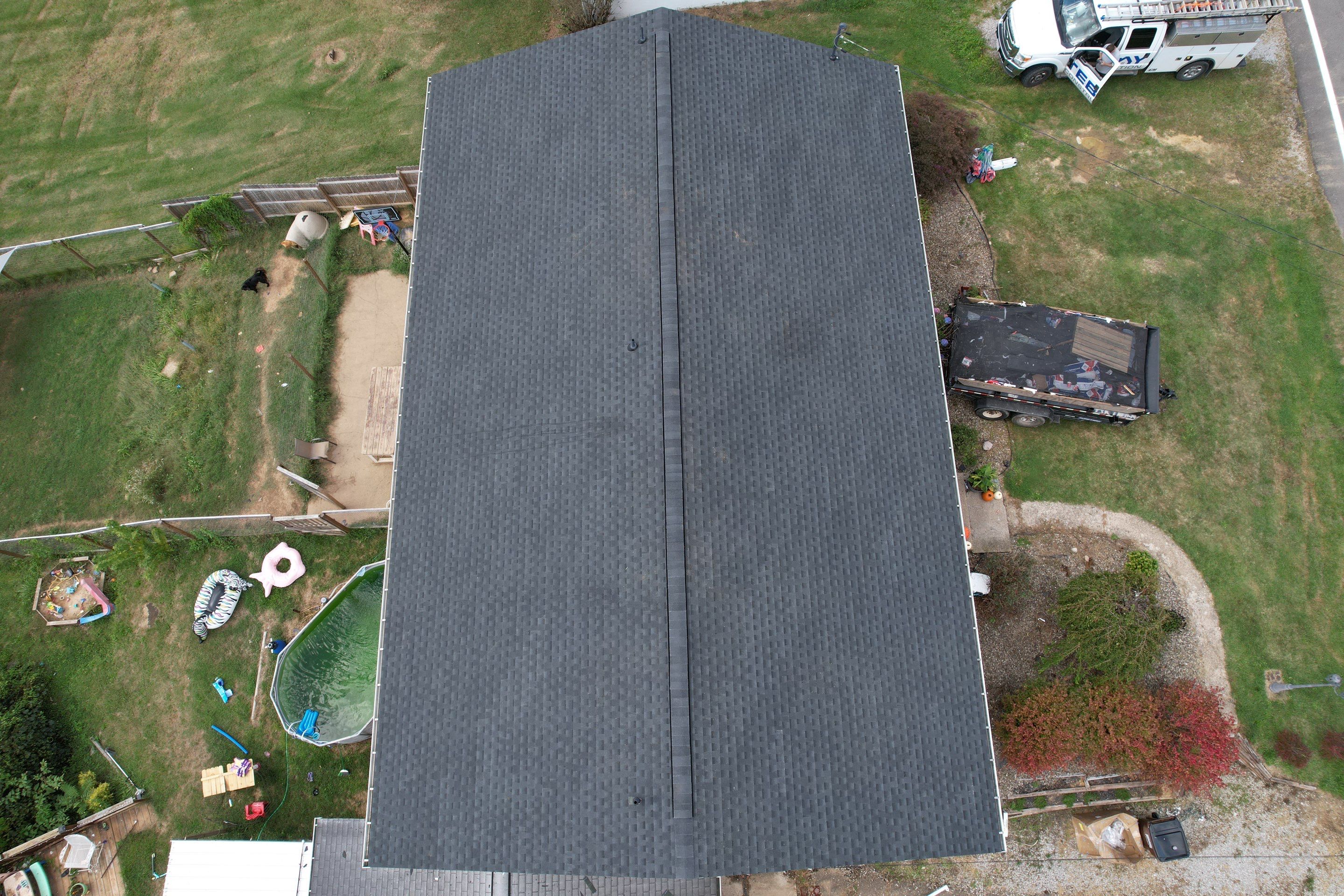 Residential Roofing Installation using GAF Timberline HDZ by Rainstoppers Roofing
