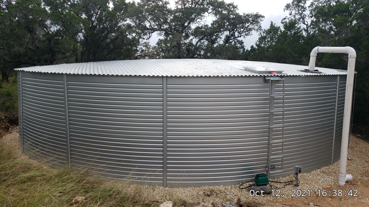 Major Addition using Pioneer XLR 30/2 ZN - 40K water tank by Hill Country Rain Water