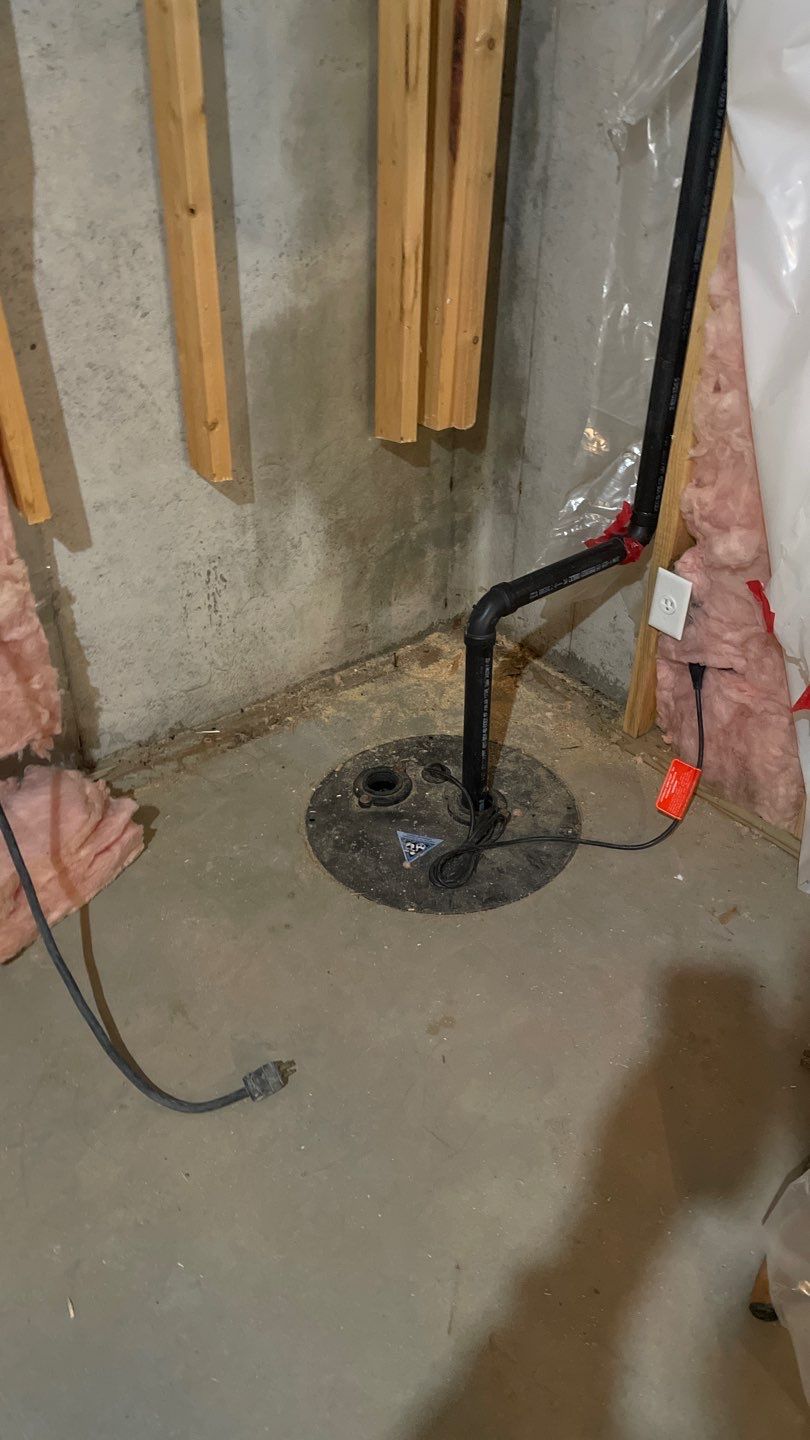 Basement Wall Drainage in Woodbury, MN by Waterproofing Northeast