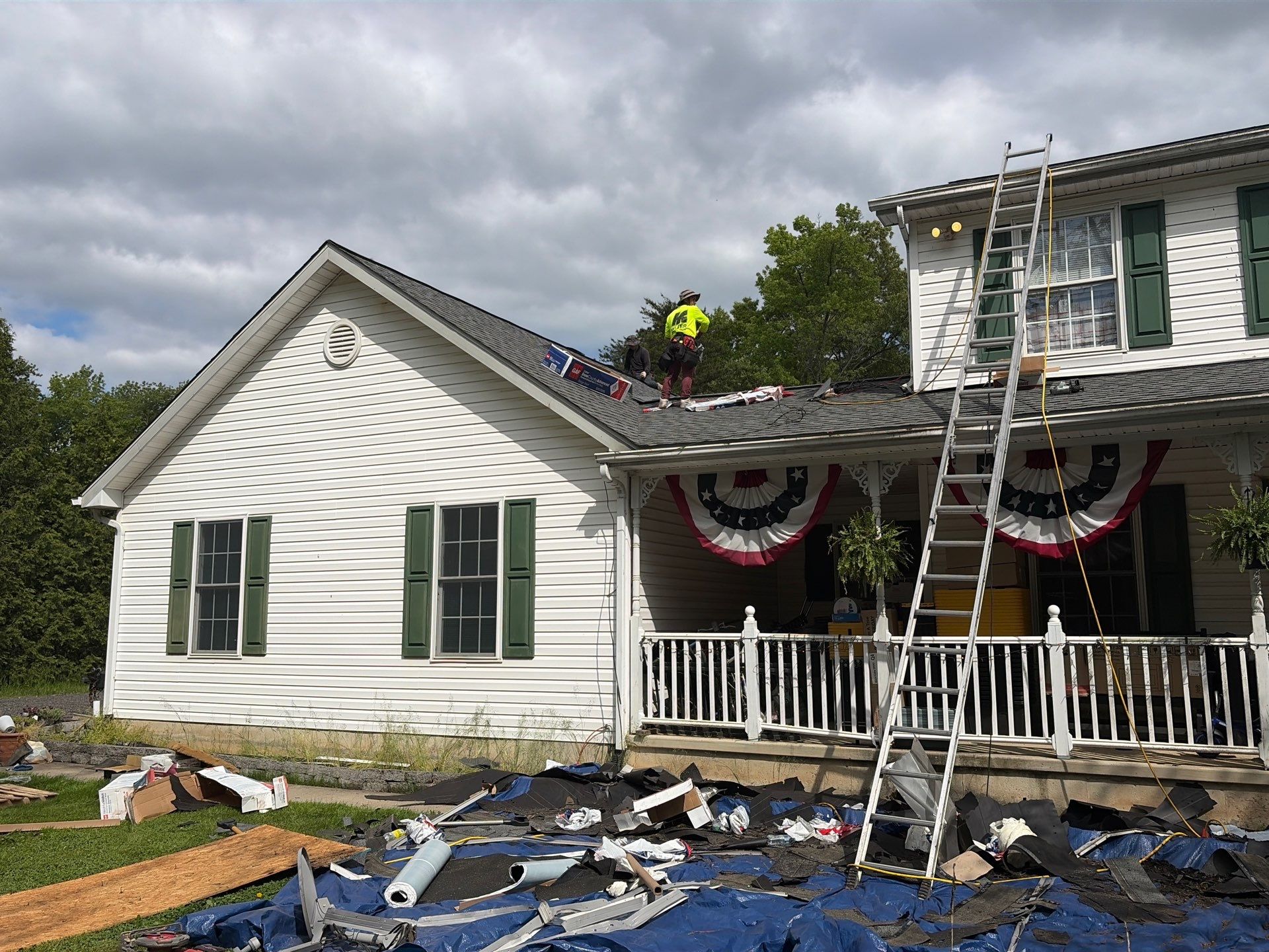 Residential Roofing Installation using GAF Timberline HDZ by Matter Construction, LLC