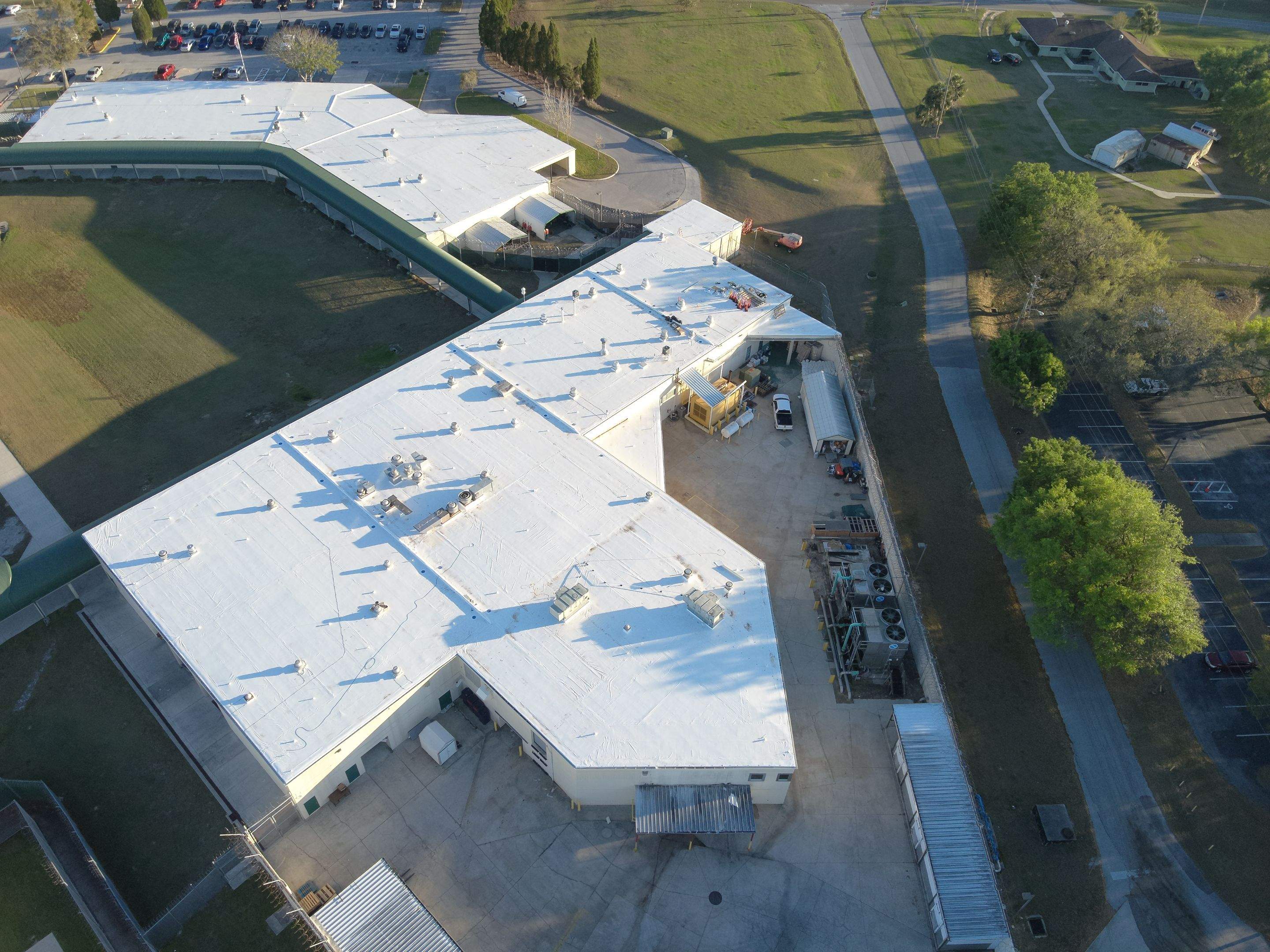 Polk County Jail - Roof Replacement by 1st Class Roofing, Inc.