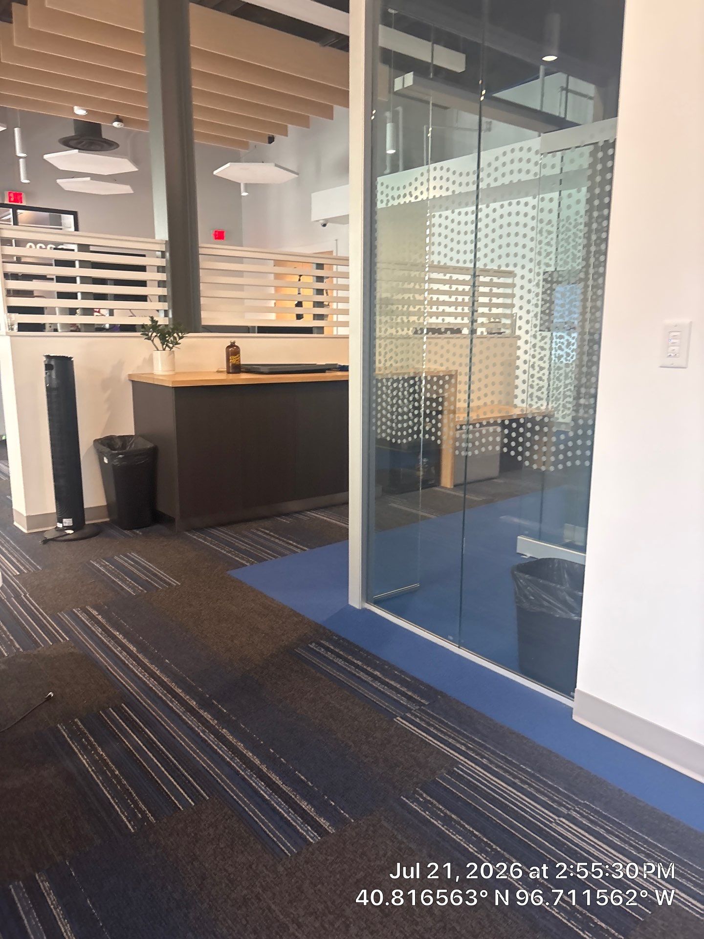 Modern Office Renovation with Glass Partitions in Lincoln by CompanyCam Sales Demo
