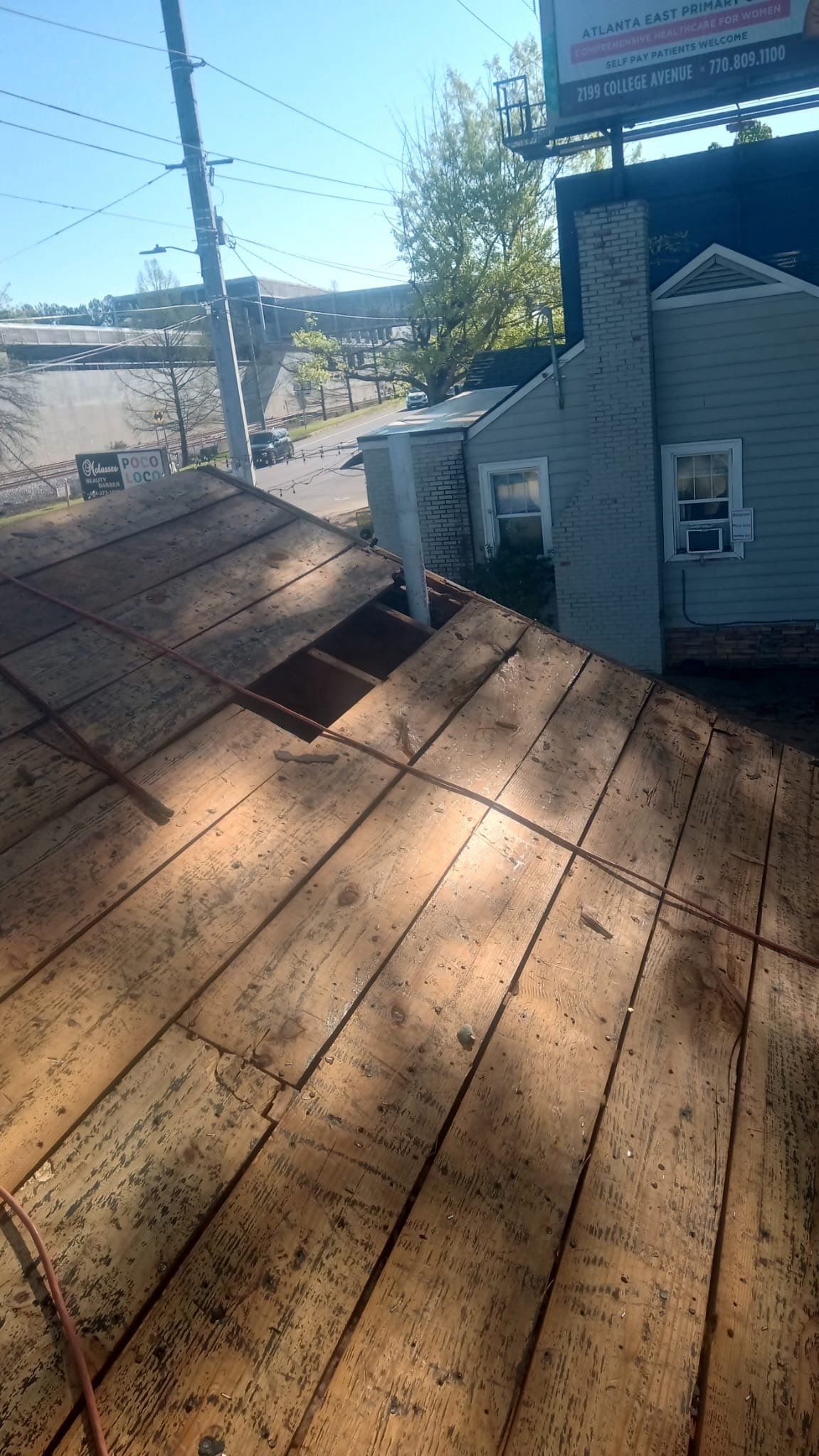 Commercial Roofing Installation using GAF HDZ Architectural Asphalt Shingles | Kirkwood, Atlanta, GA by Mosaic Roofing Company