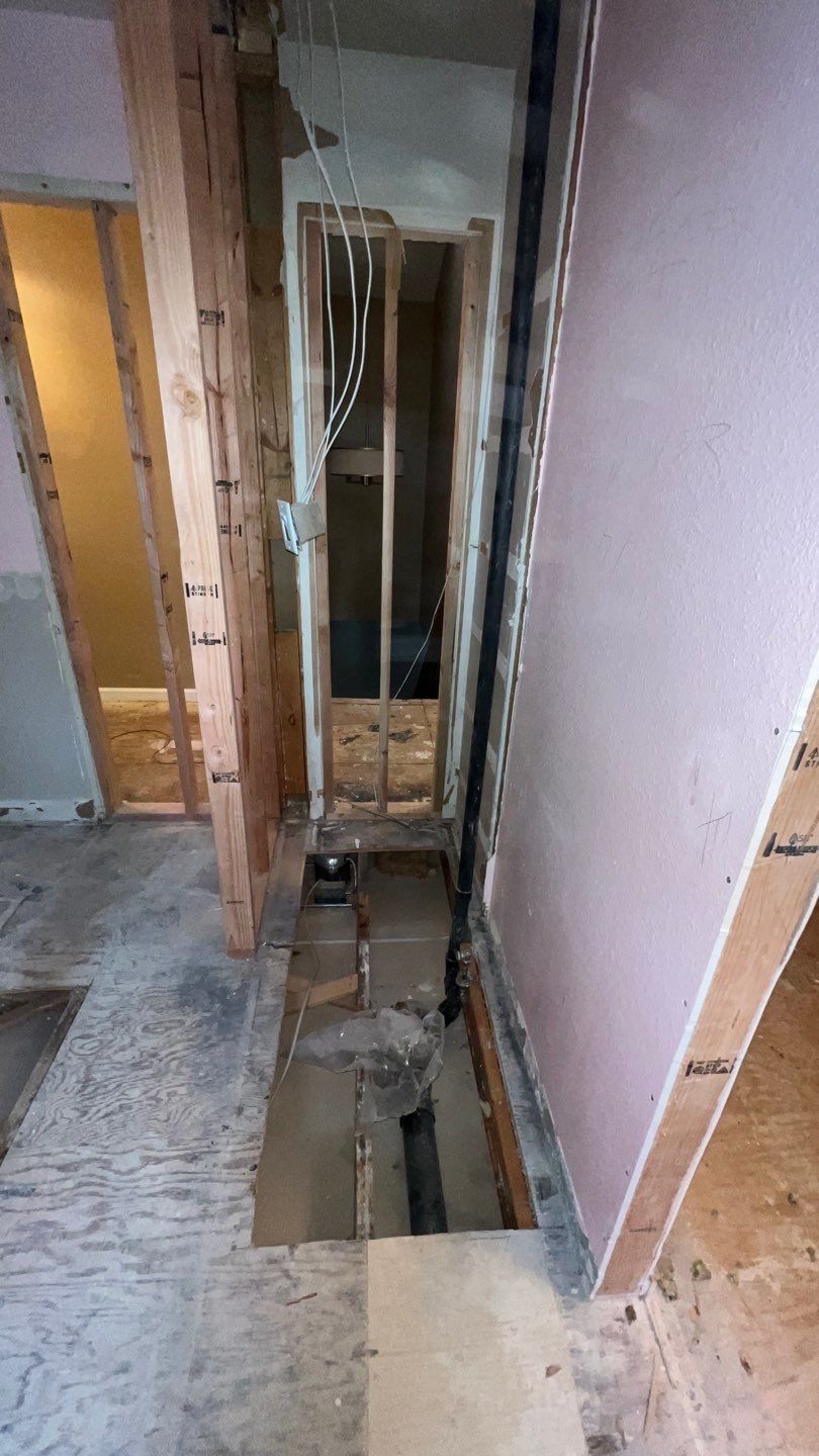 Two Bathroom Remodel  by Plumbing Connect Systems LLC