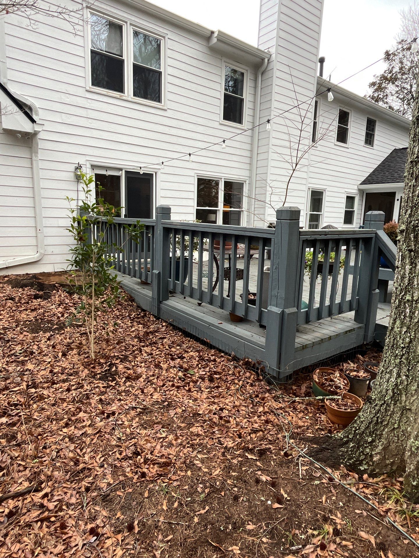Deck Resurface using Deckorators Voyage Series and ALX Contemporary Cable Railing by Nelson Exteriors 