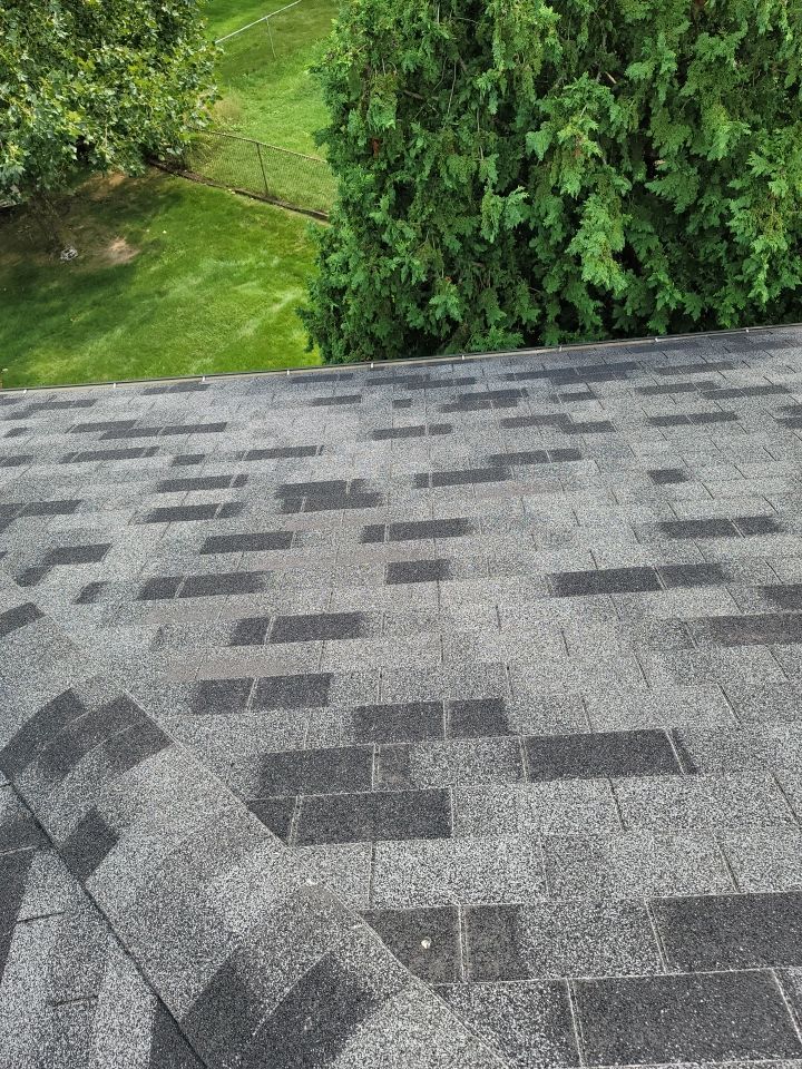 ATLAS PINNACLE COLOR: SCOTCHGARD BLACK SHADOW DRIP EDGE: WHITE by Eagle Eye Roofing
