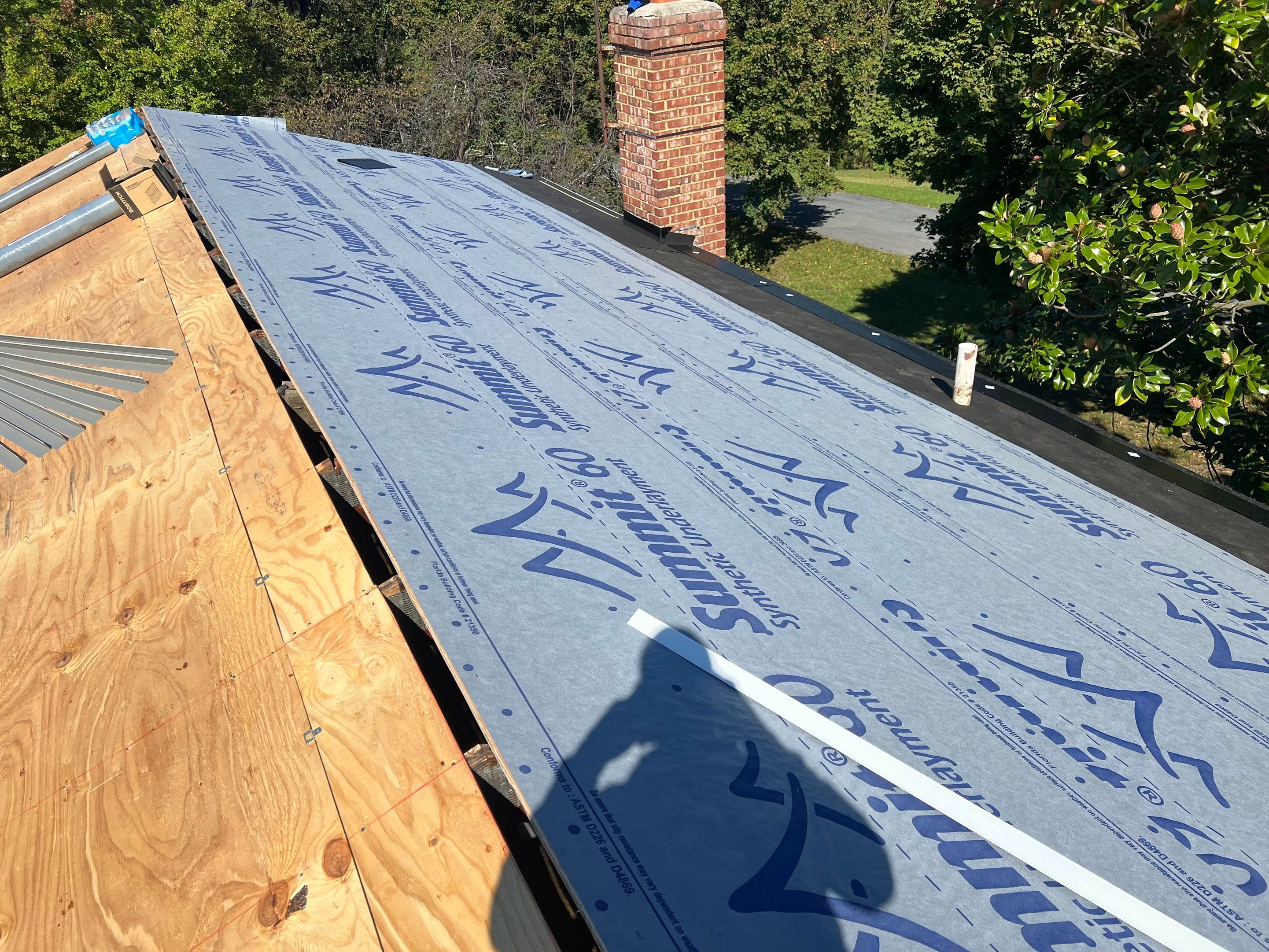 Residential Roofing Installation using Atlas Pinnacle Pristine Pewter Architectural Shingles by Frederick Roof Repair