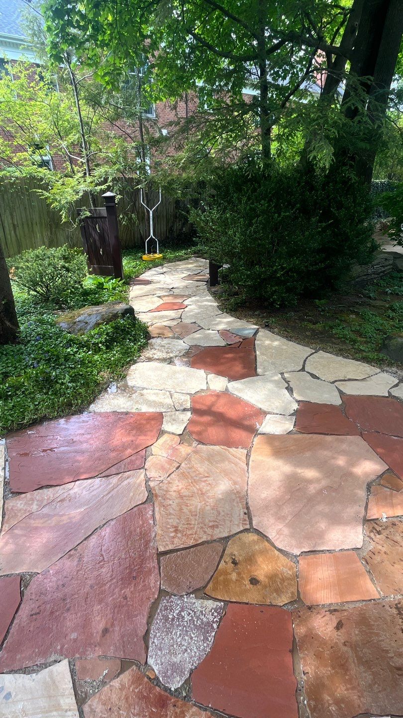 Glencoe, IL brick paver cleaning and stone cleaning by Northern Power Washing LLC.