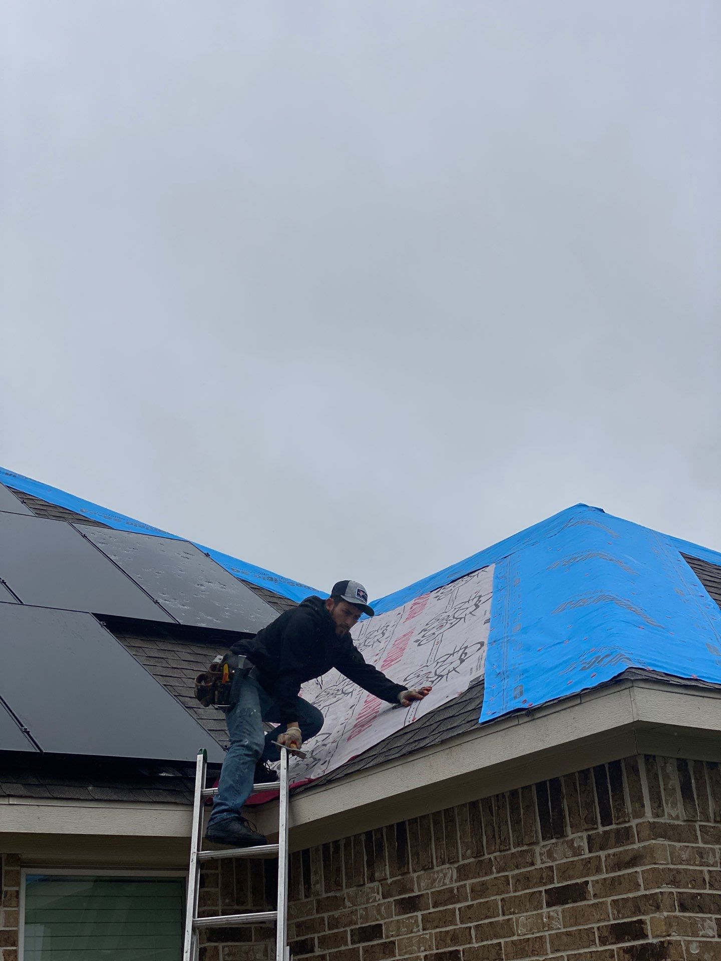 Hail Damage using Owen's Corning Duration (Lifetime) Shingles by Roof Repair Services LLC