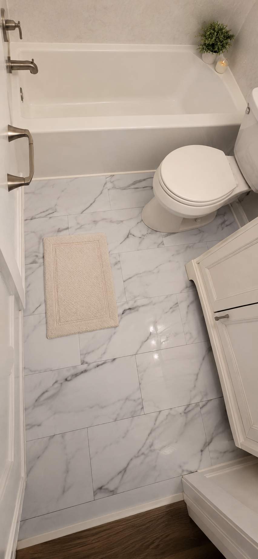 Bright Marble-Inspired Bathroom Remodel - Beltsville, MD by Remodel Now