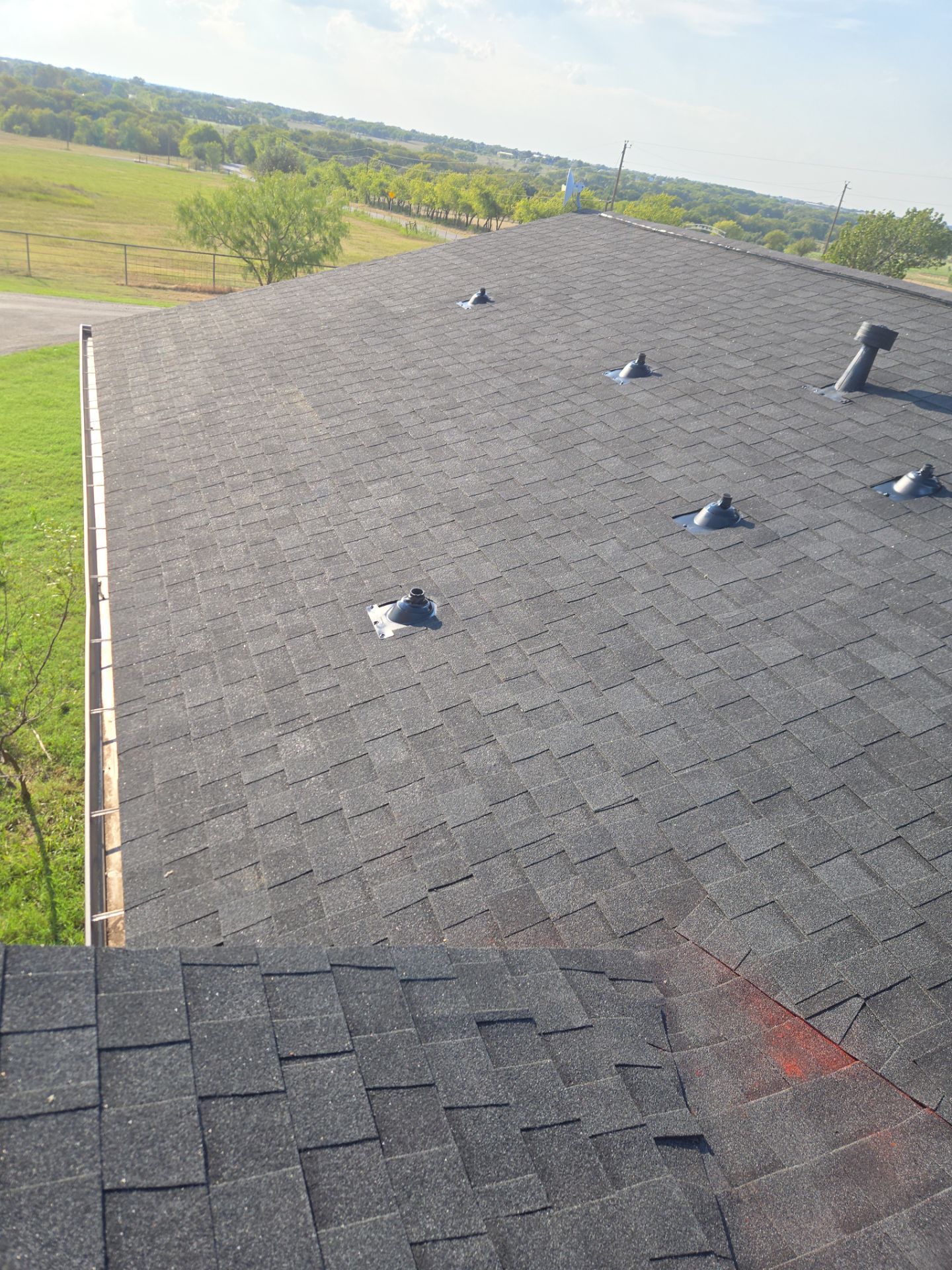 Project in Justin by Lonestar Roofing and Restoration LLC.