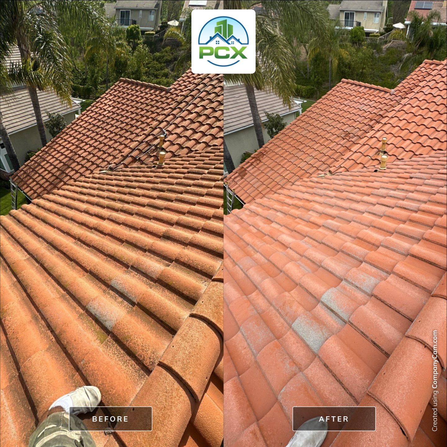 Trabuco Canyon Roof Washing with Pressure Washer by Property Cleaning Experts