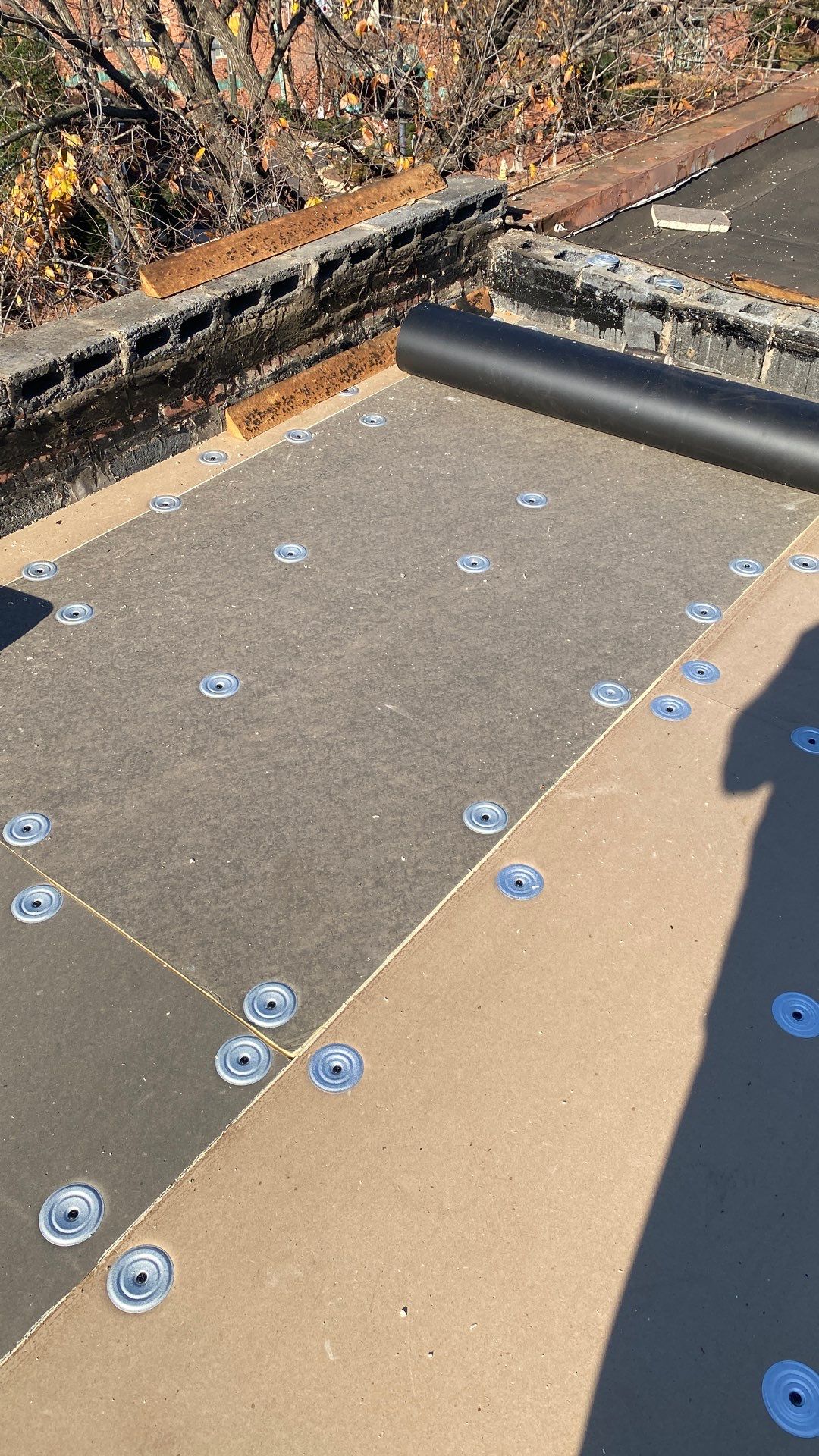 Alexandria: Residential Flat Roof Replacement with Mule Hide TPO Membrane by RM Banning, Inc.