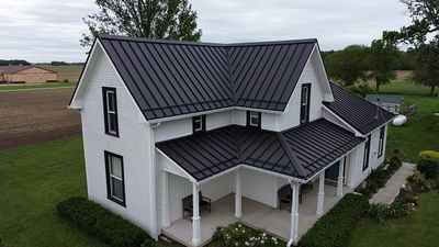 Standing Seam Metal Roof Transformation in Atlanta, IN