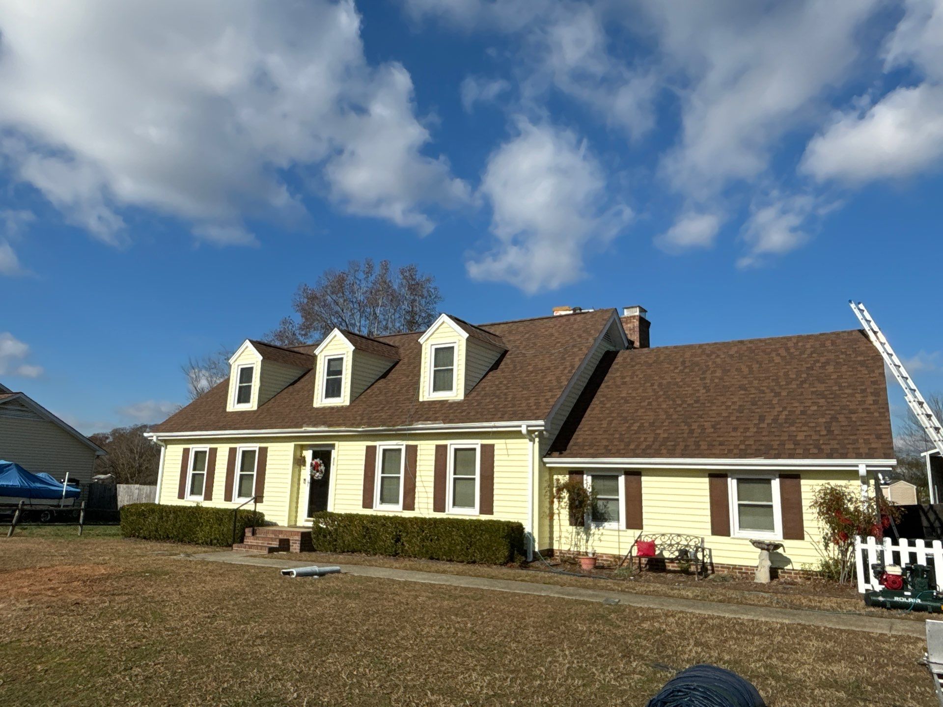 Architectural Shingle Roof Replacement and Chimney Flashing in Simpsonville by Roofers LLC