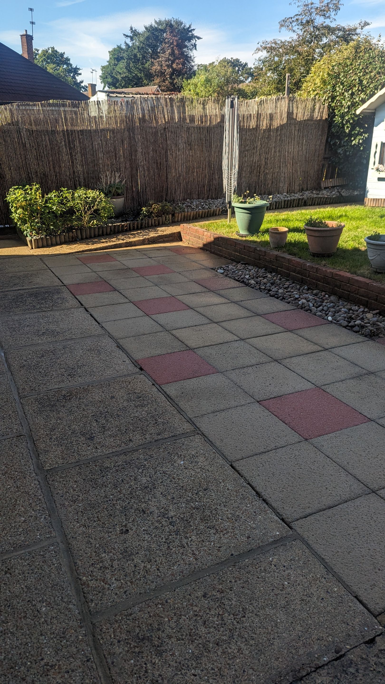 Driveway And Patio Clean using honda 21 ltr/min by Ges Exterior Cleaning ltd