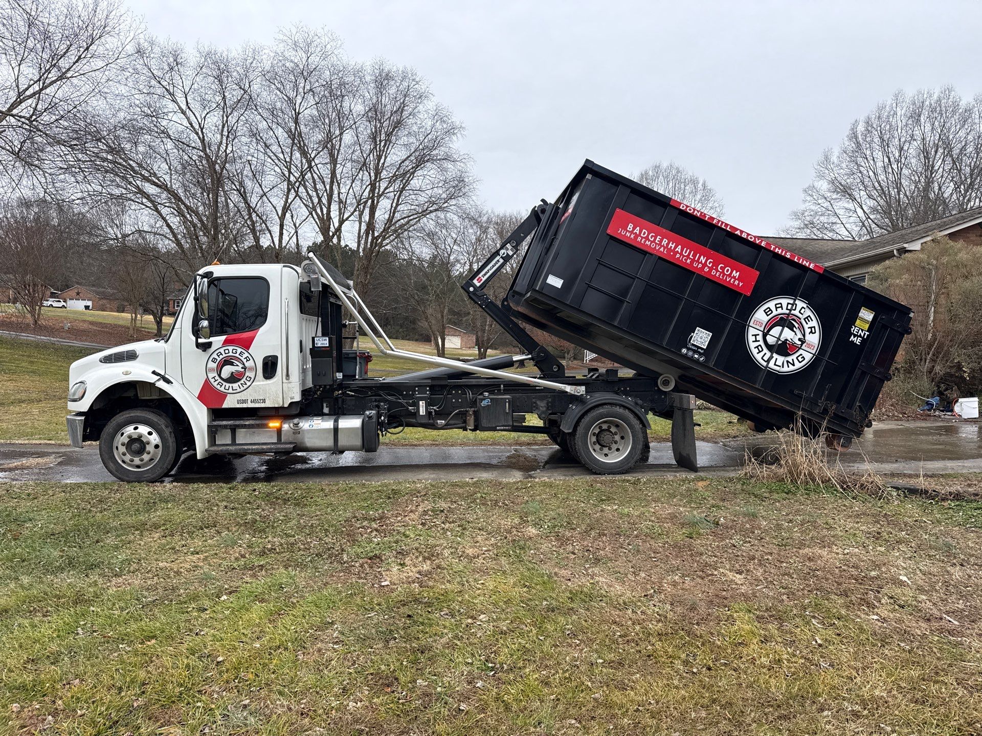 Project in Monroe by Badger Hauling