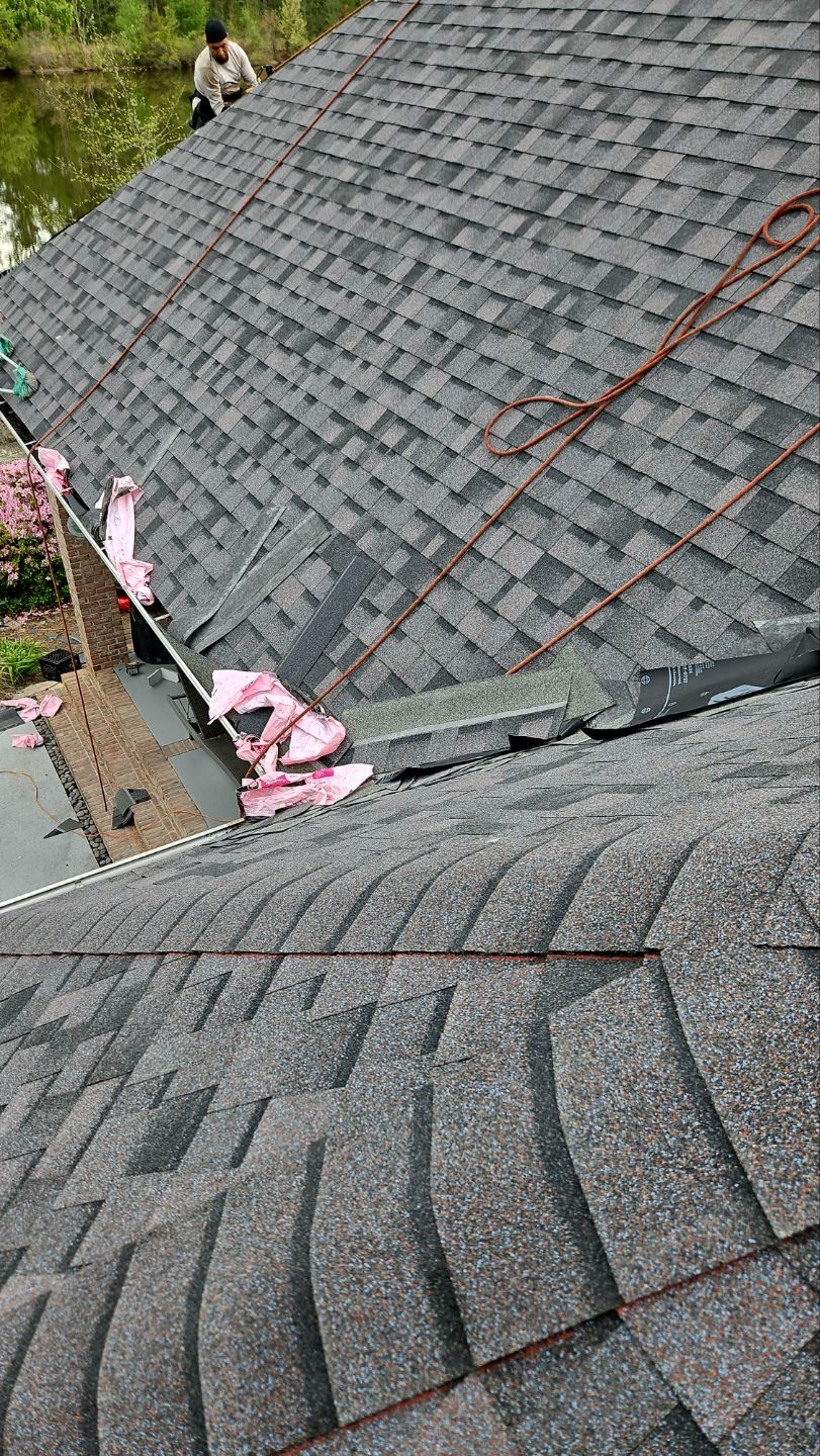 Residential Roofing Installation using Owens Corning Duration Midnight Plum by Indigo State Roofing