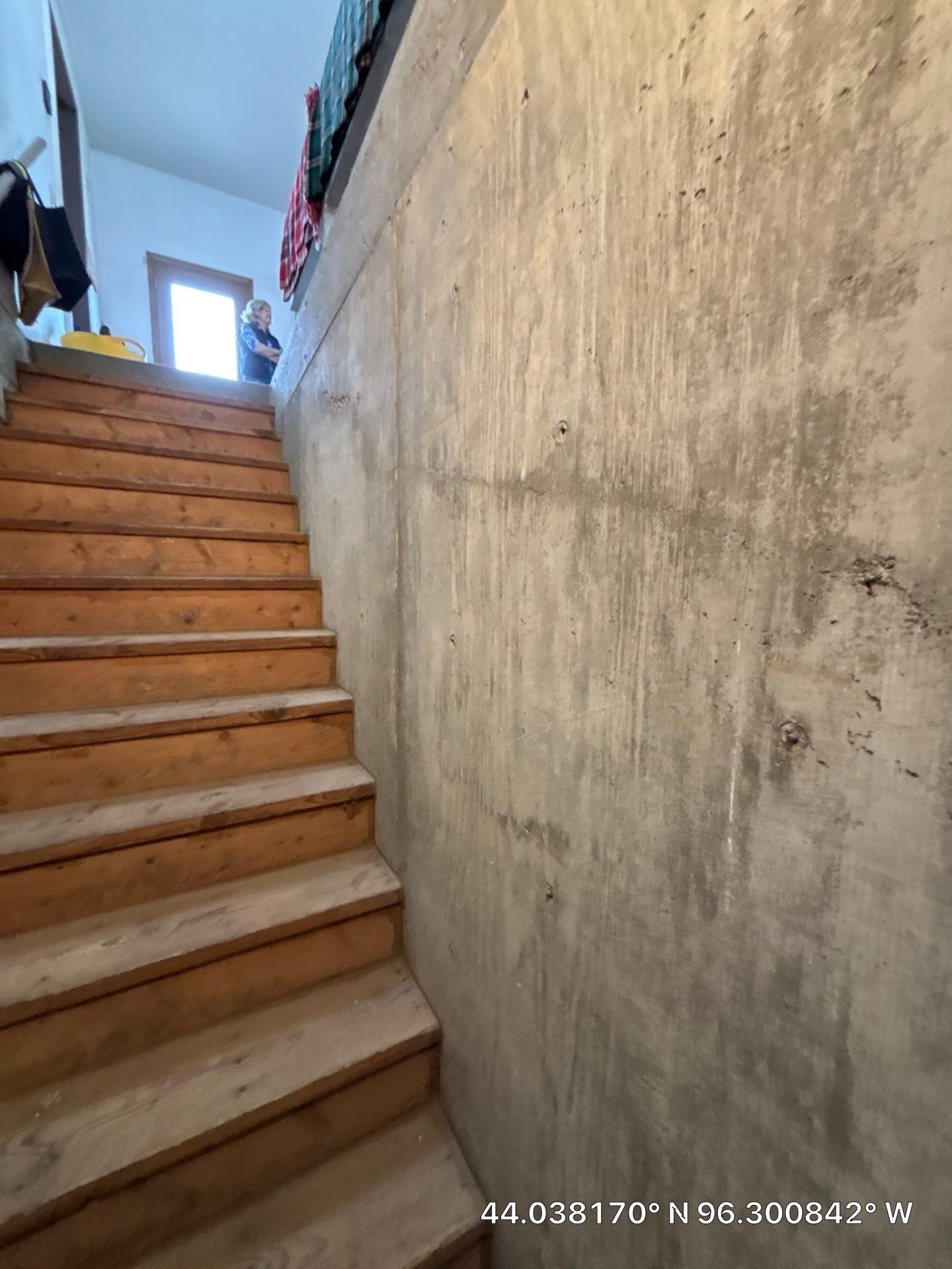 Custom Polyaspartic Garage Floor and Stairwell Coating in Pipestone by Select Painting, Coatings & Garage Cabinets