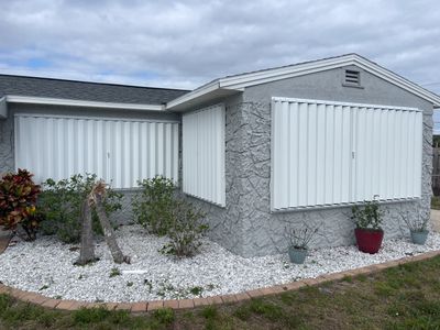 Hurricane Shutters using Accordions