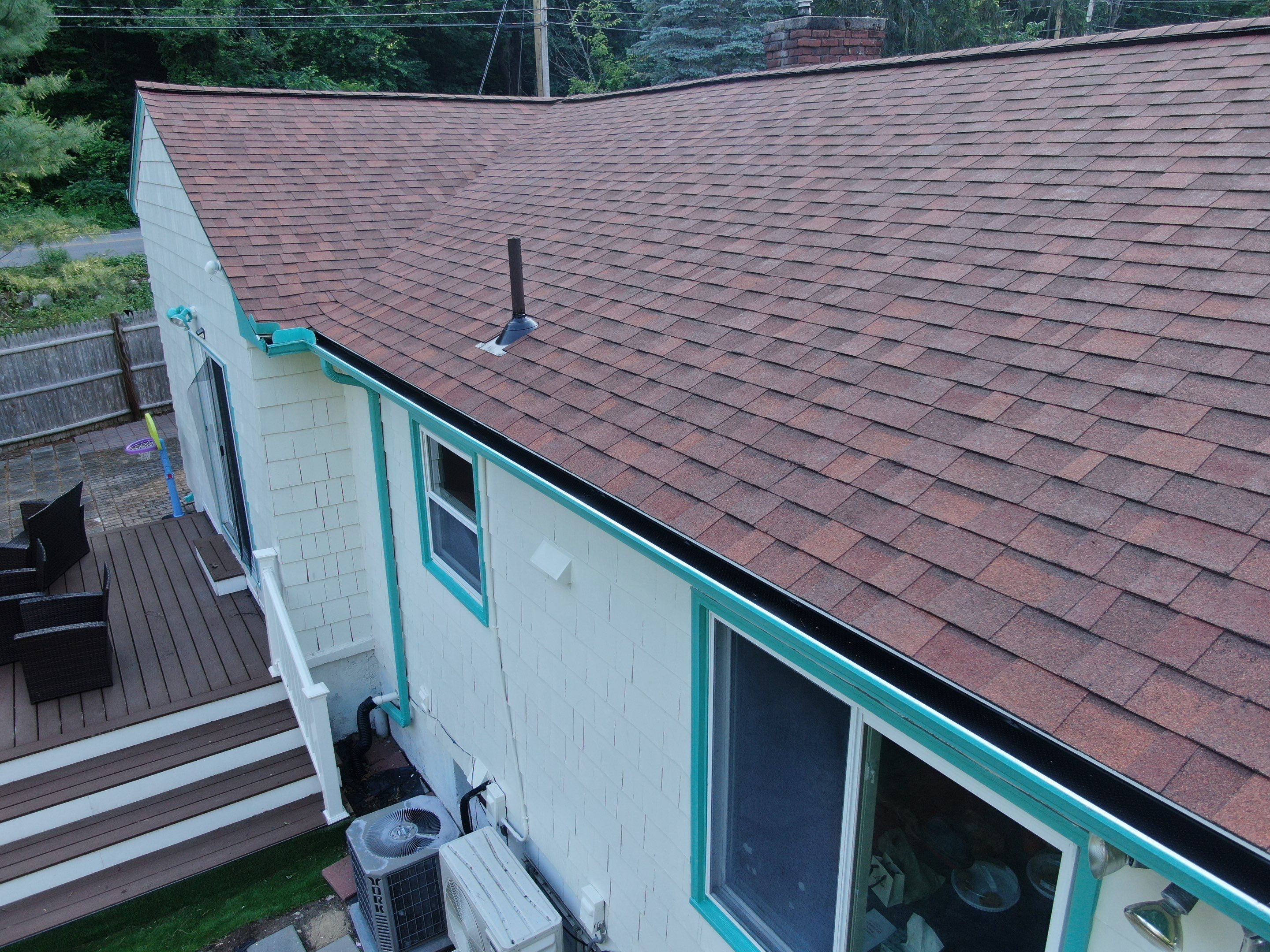 Roof Replacement with Gutter Guards – Westford, MA by Mighty Dog Roofing of Greater Middlesex County